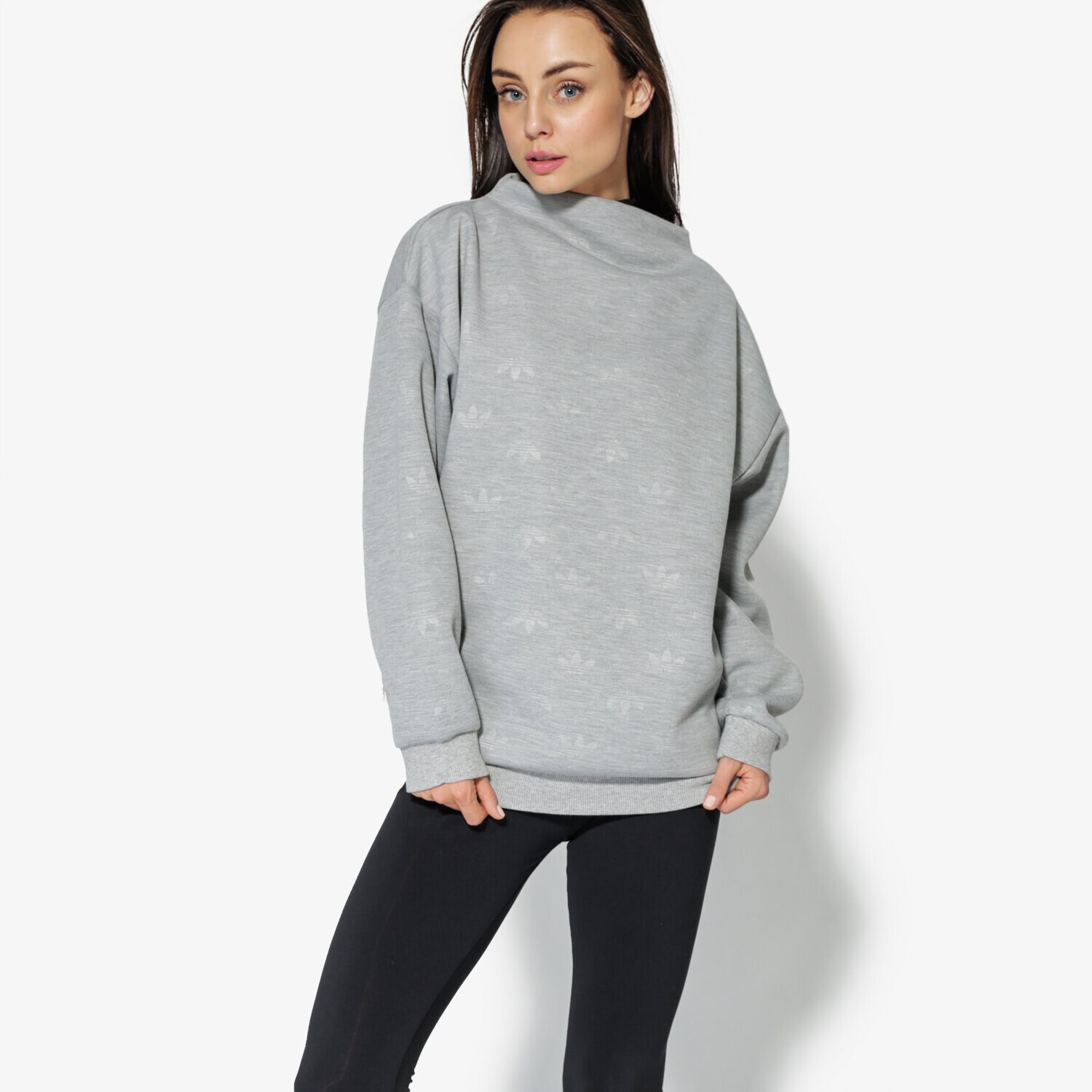 Bluza damska ADIDAS BLUZA SWEATSHIRT CD6926 SZARY
