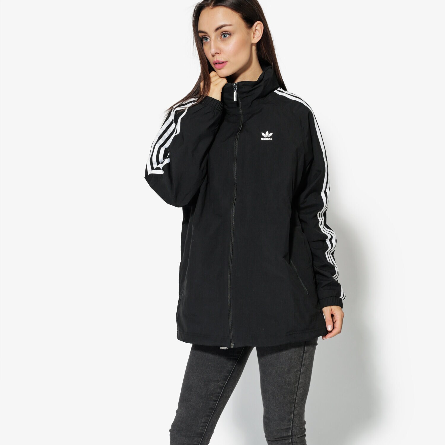 Kurtka wiosenna / jesienna damska ADIDAS KURTKA STADIUM JKT CE5604 CZARNY