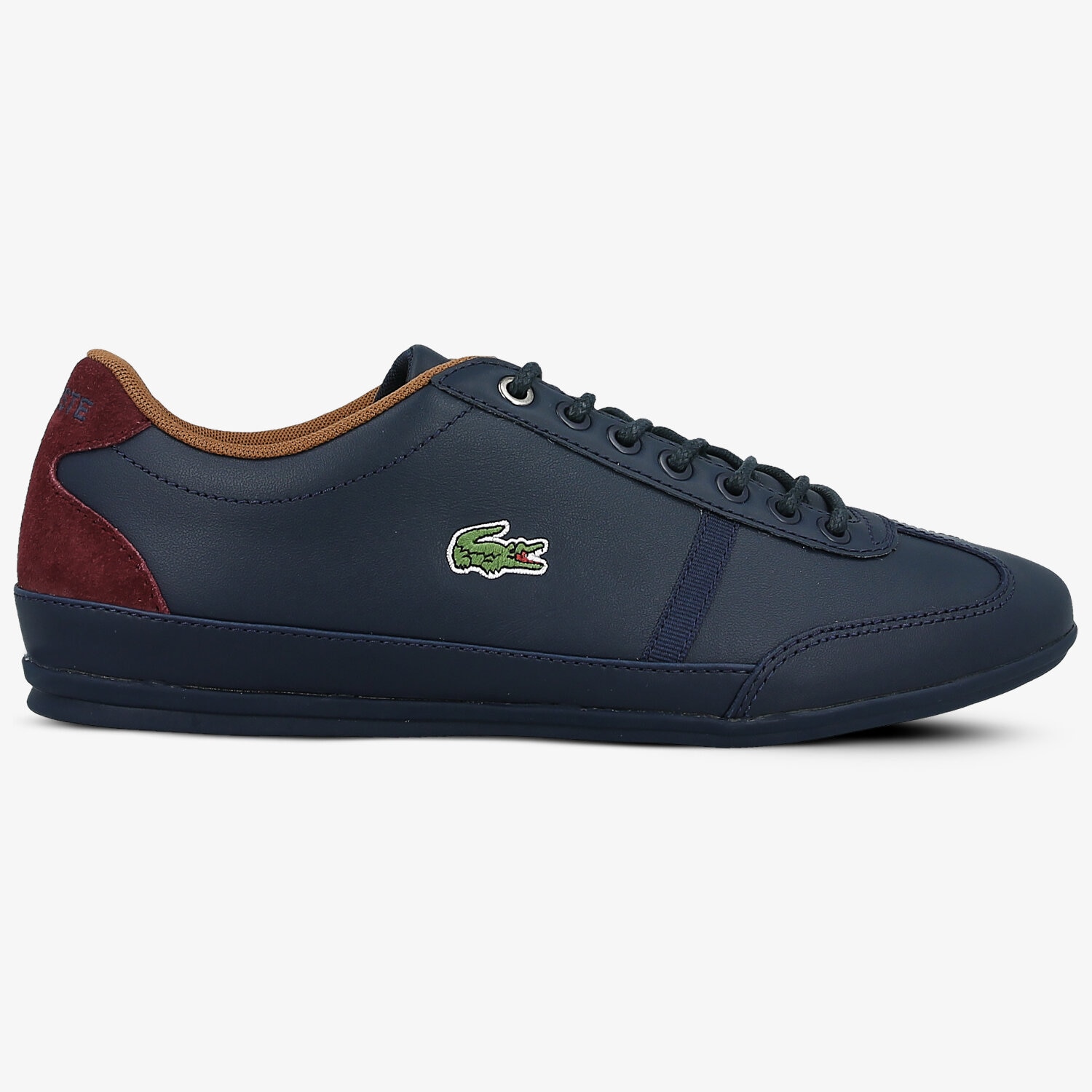 Buty sneakersy męskie LACOSTE MISANO SPORT 317 1 734CAM0046003 GRANATOWY