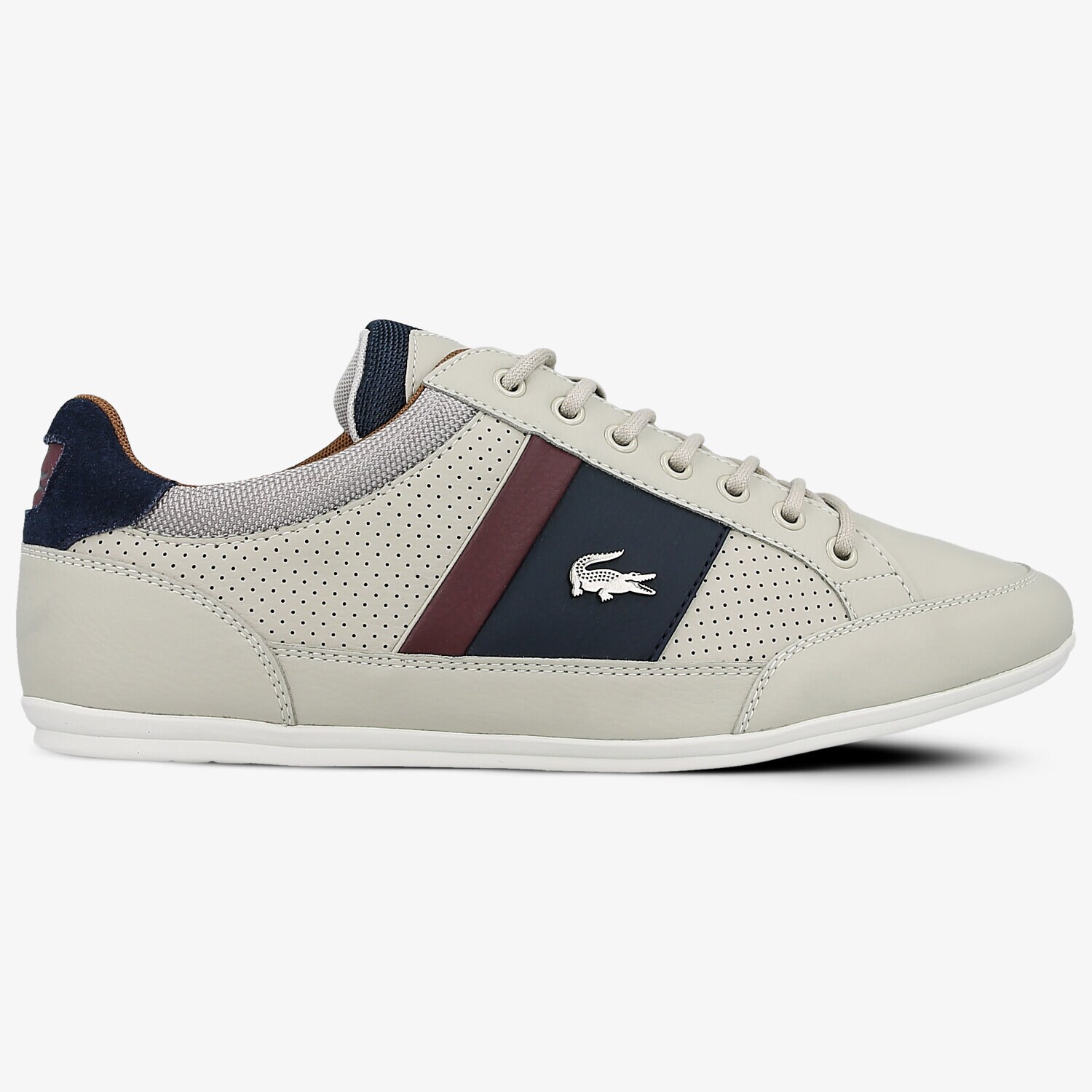 Buty sneakersy męskie LACOSTE CHAYMON 317 1 734CAM0006WN1 BEŻOWY