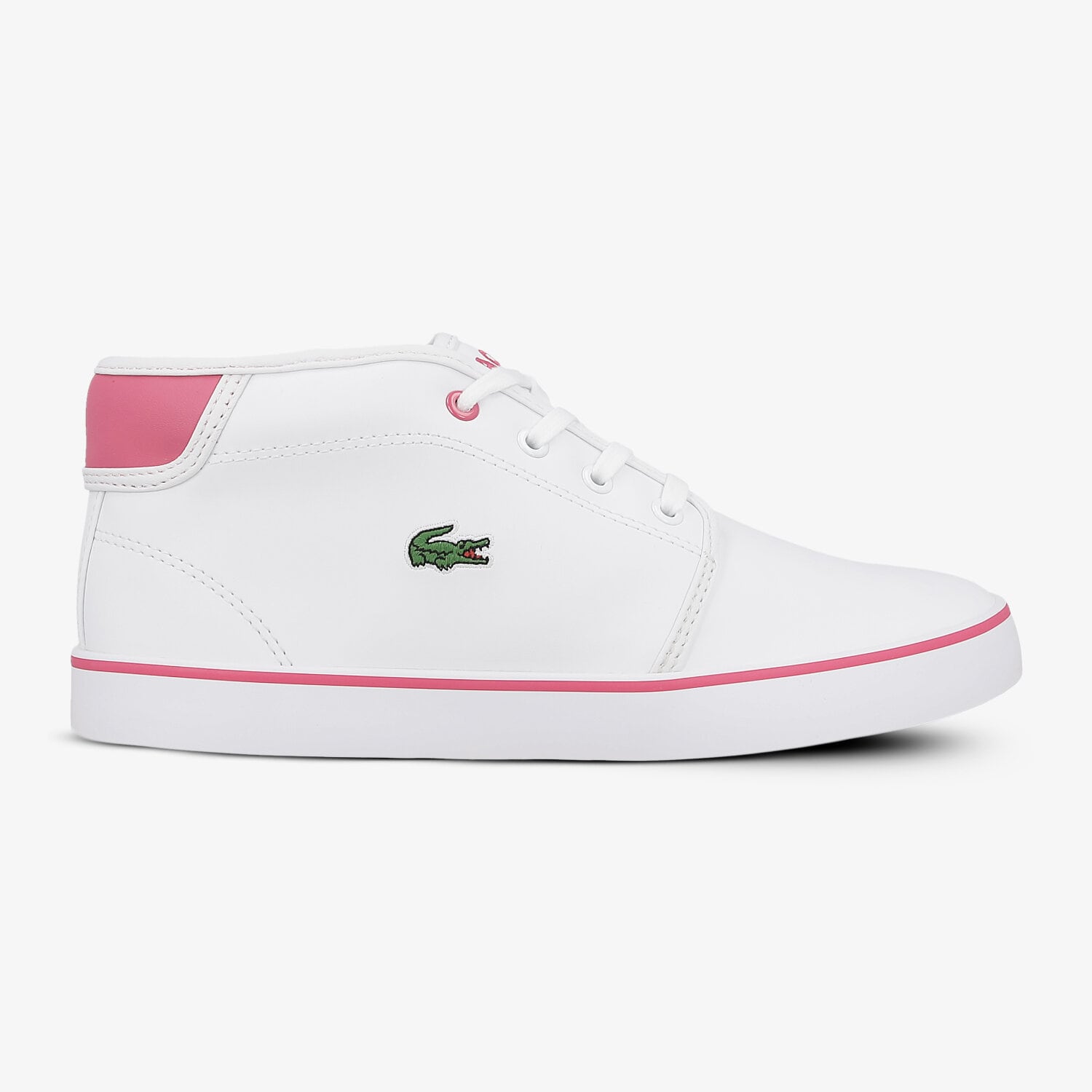 Buty sneakersy dla dzieci LACOSTE AMPTHILL 117 2 733CAJ1001B53 BIAŁY
