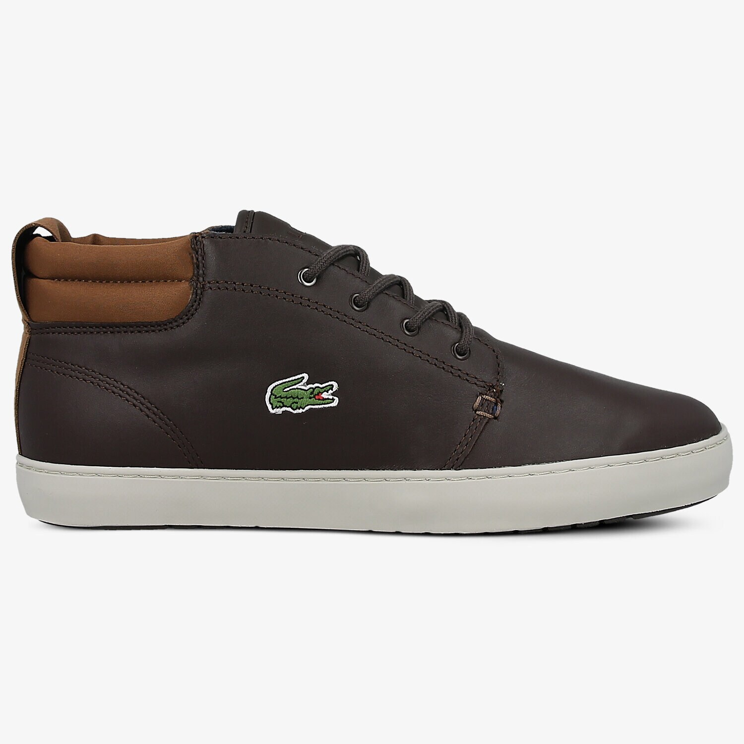 Buty sneakersy męskie LACOSTE AMPTHILL TERRA 317 1 734CAM0002176 BRĄZOWY