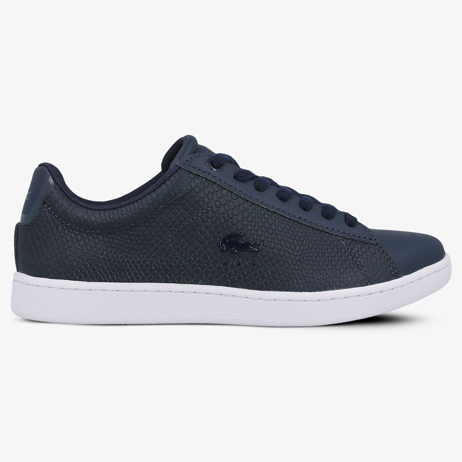 Buty sneakersy damskie LACOSTE CARNABY EVO 317 3 734SPW0008003 GRANATOWY