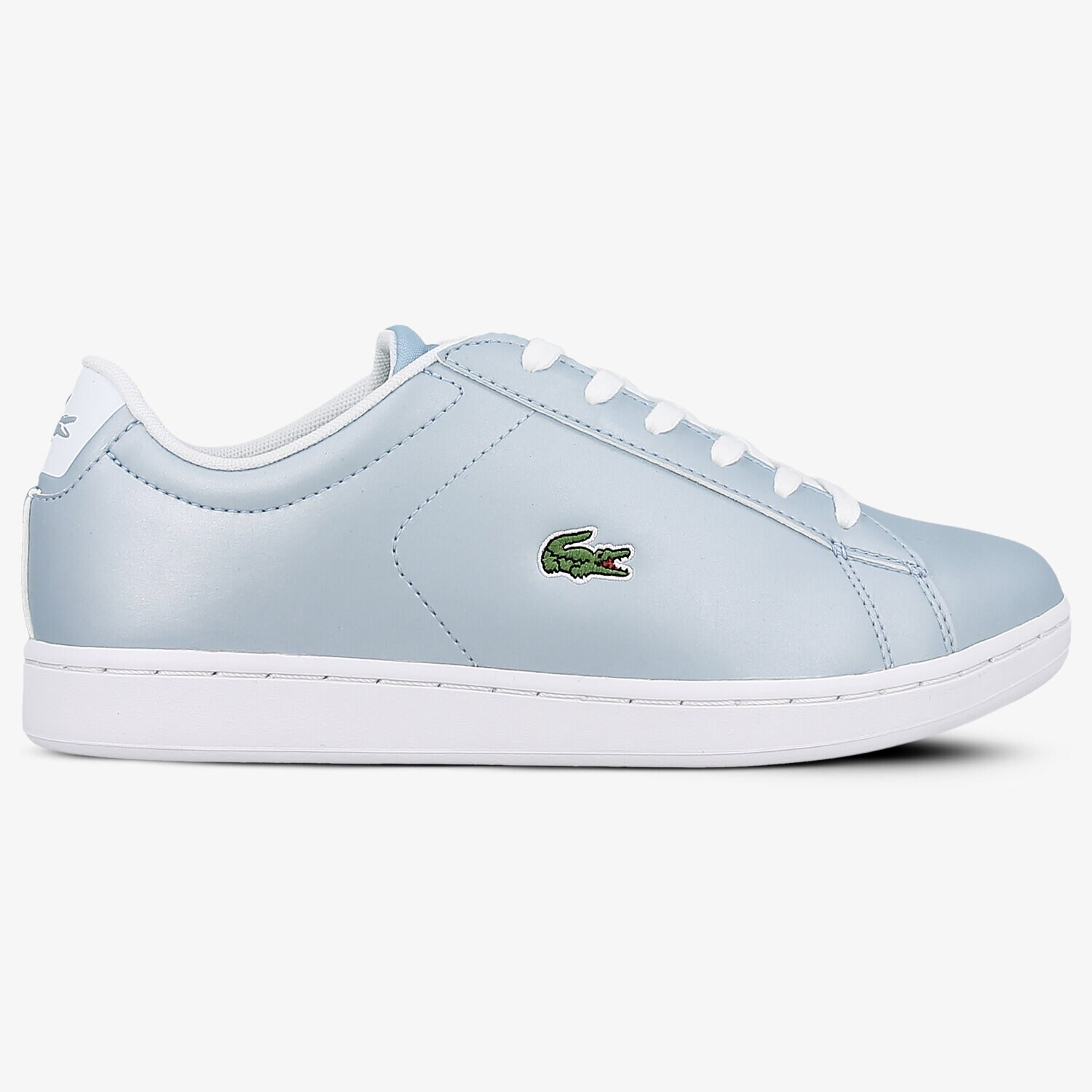 Buty sneakersy dla dzieci LACOSTE CARNABY EVO 317 6 734SPJ00061F2 NIEBIESKI