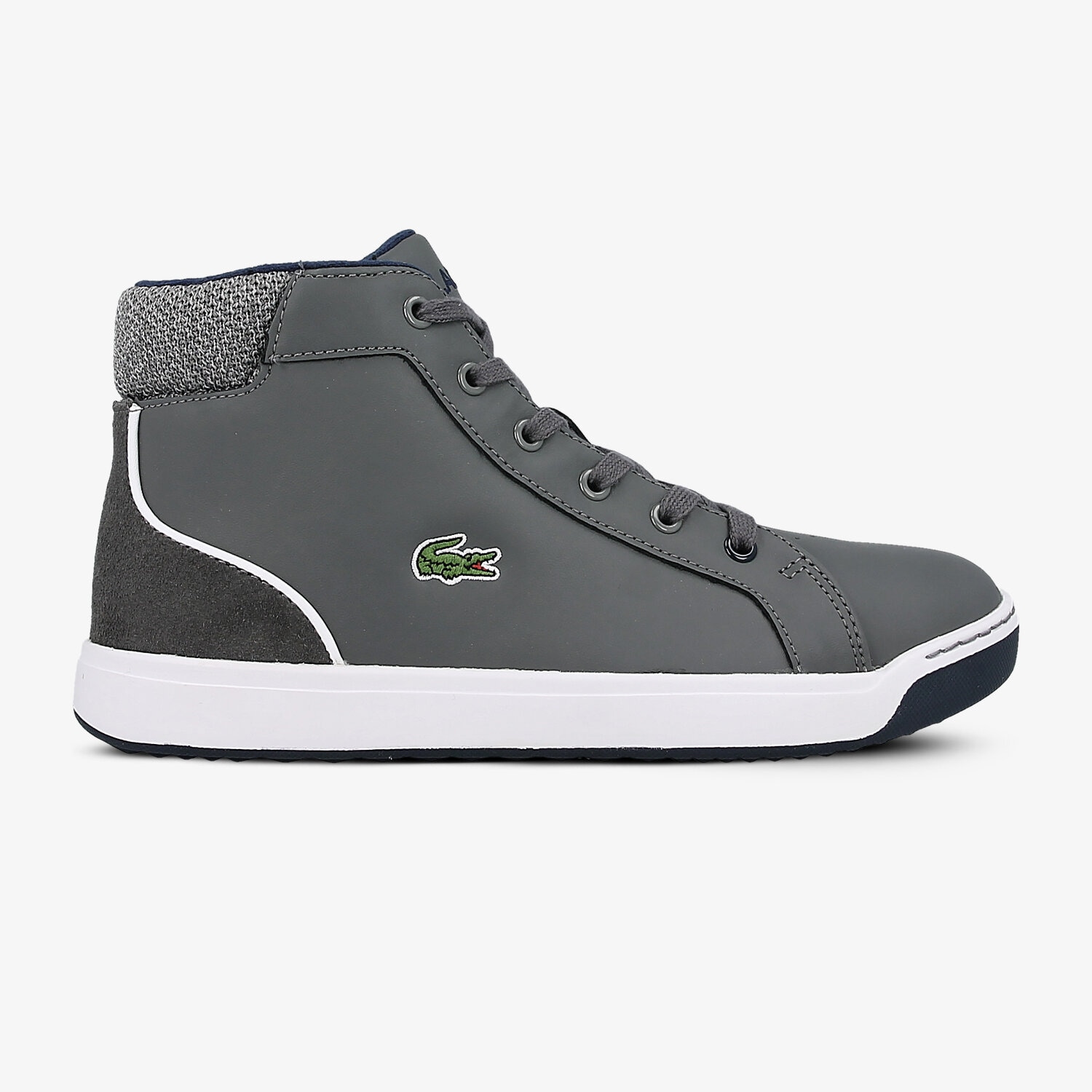 Buty zimowe, trekkingowe, outdoor dla dzieci LACOSTE EXPLORATEUR LACE 317 1 734CAJ0003248 SZARY
