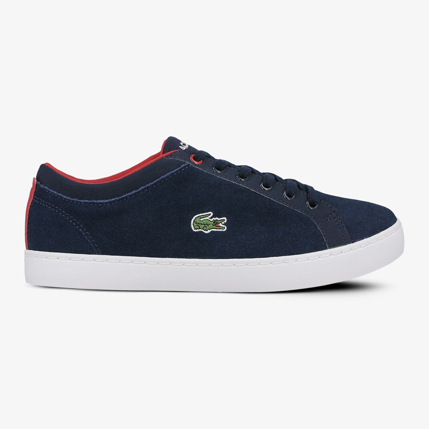 Buty sneakersy dla dzieci LACOSTE STRAIGHTSET LACE 317 2 734CAJ0018003 GRANATOWY