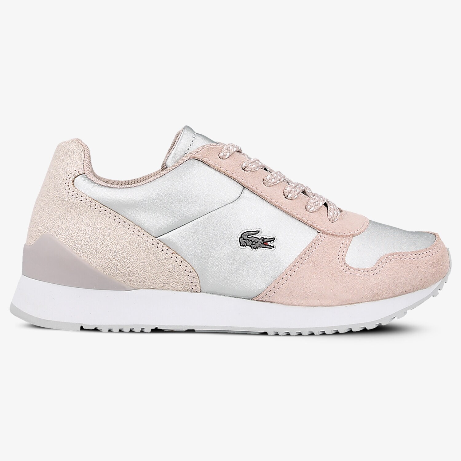 Buty sneakersy damskie LACOSTE TRAJET 317 3 734SPW004115J RÓŻOWY