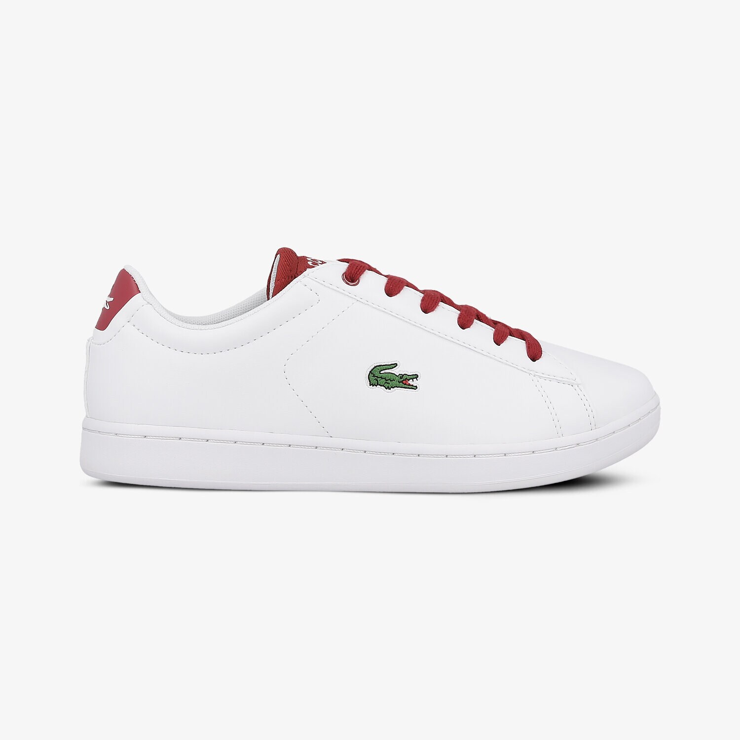 Buty sneakersy dla dzieci LACOSTE CARNABY EVO 317 1 734SPJ0001286 BIAŁY