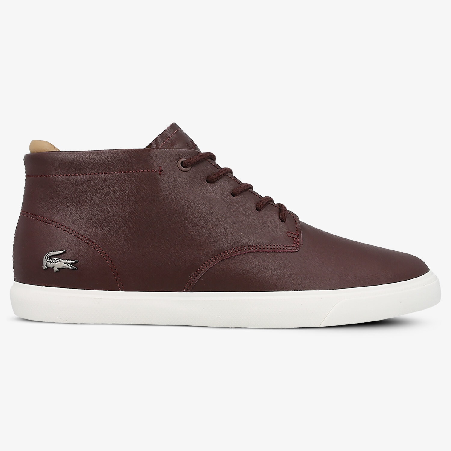 Buty sneakersy męskie LACOSTE ESPERE CHUKKA 317 1 734CAM0013176 BRĄZOWY