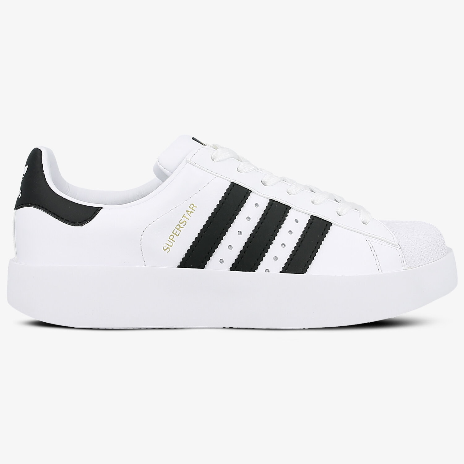 Buty sneakersy damskie ADIDAS SUPERSTAR BOLD W BA7666 BIAŁY