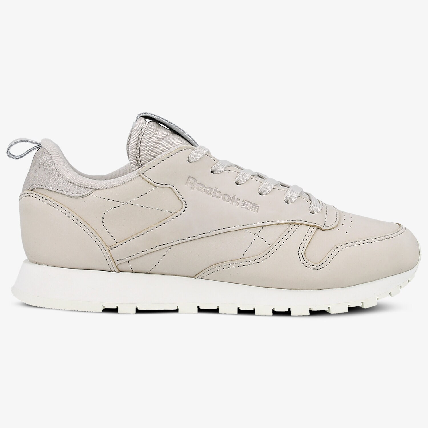 Buty sneakersy damskie REEBOK CL LEATHER MN BS8916 BEŻOWY
