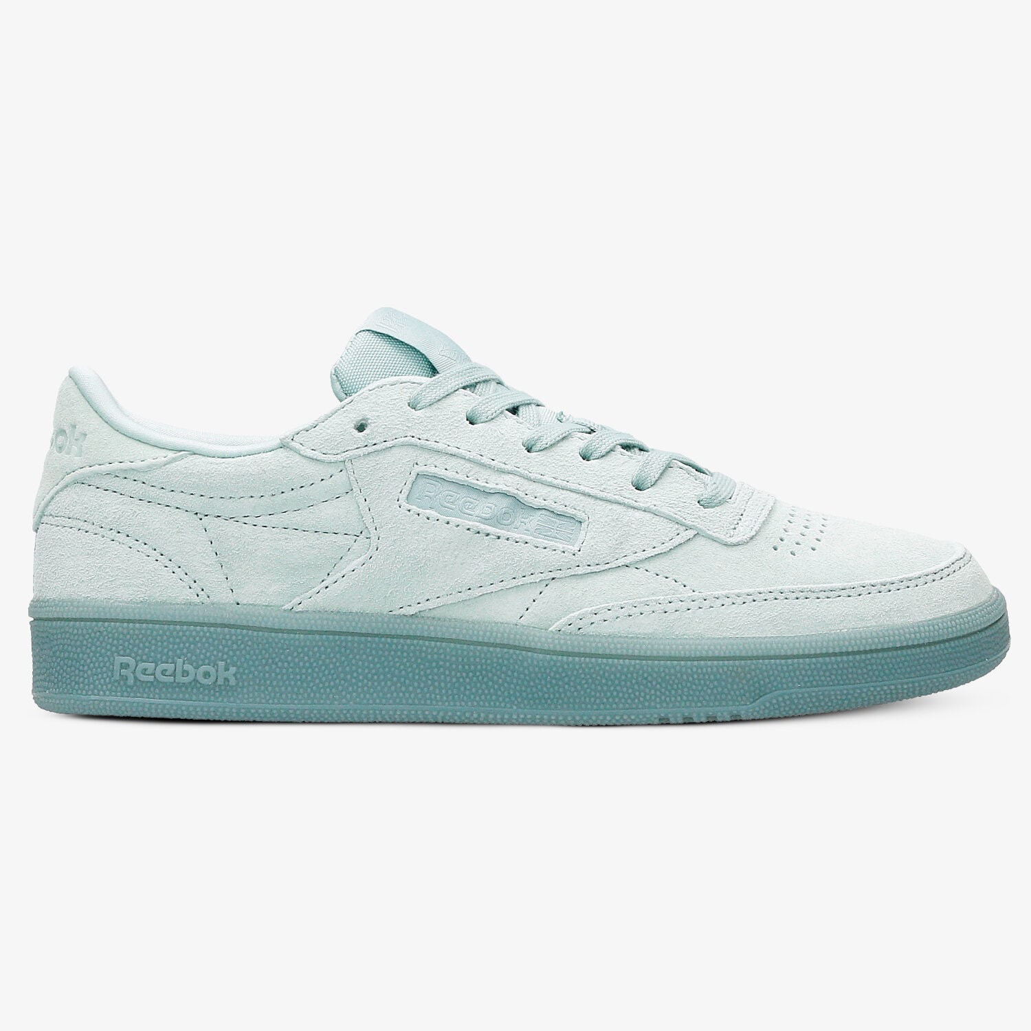 Buty sneakersy damskie REEBOK CLUB C 85 LACE BS6528 ZIELONY