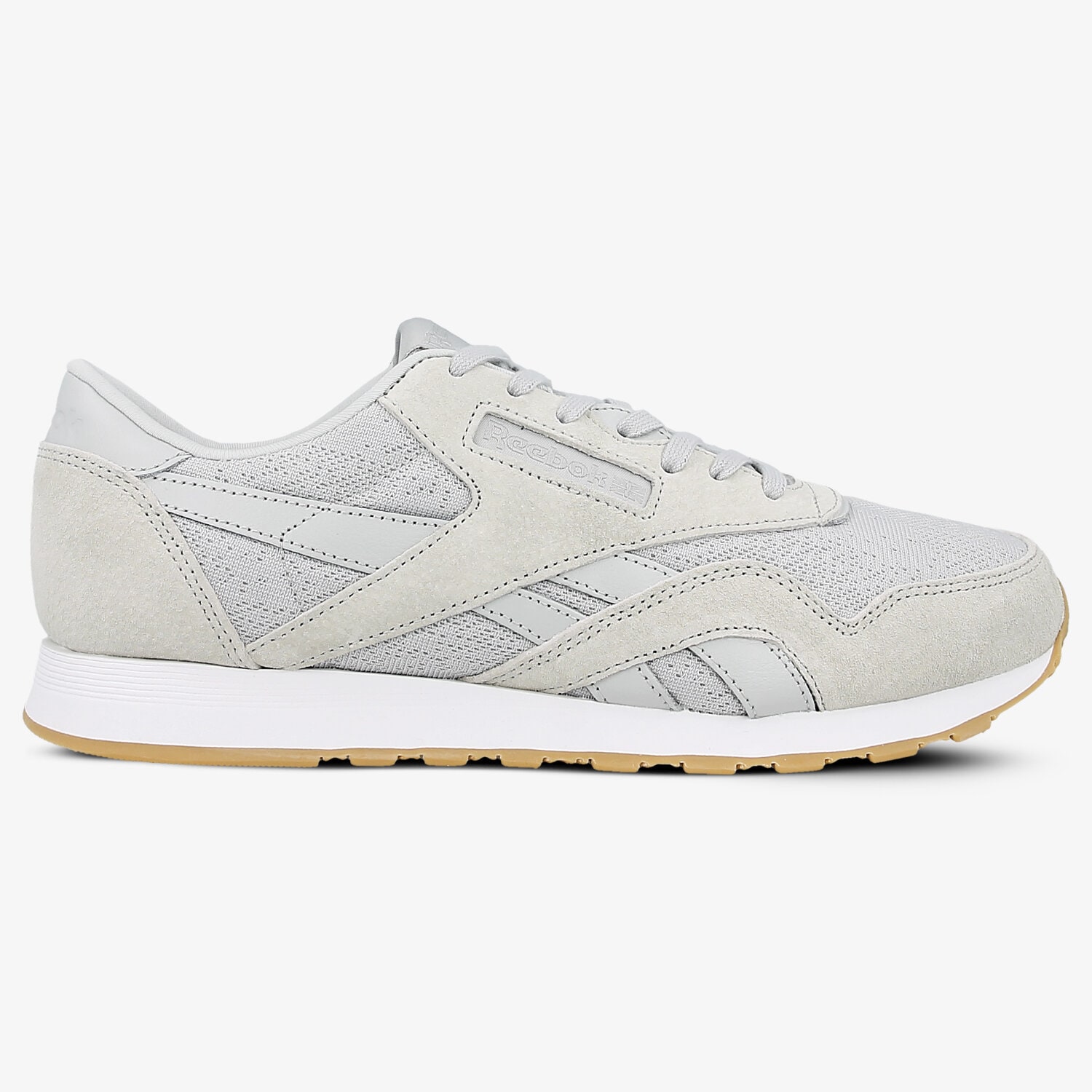 Buty sneakersy męskie REEBOK CL NYLON HS BD6004 SZARY