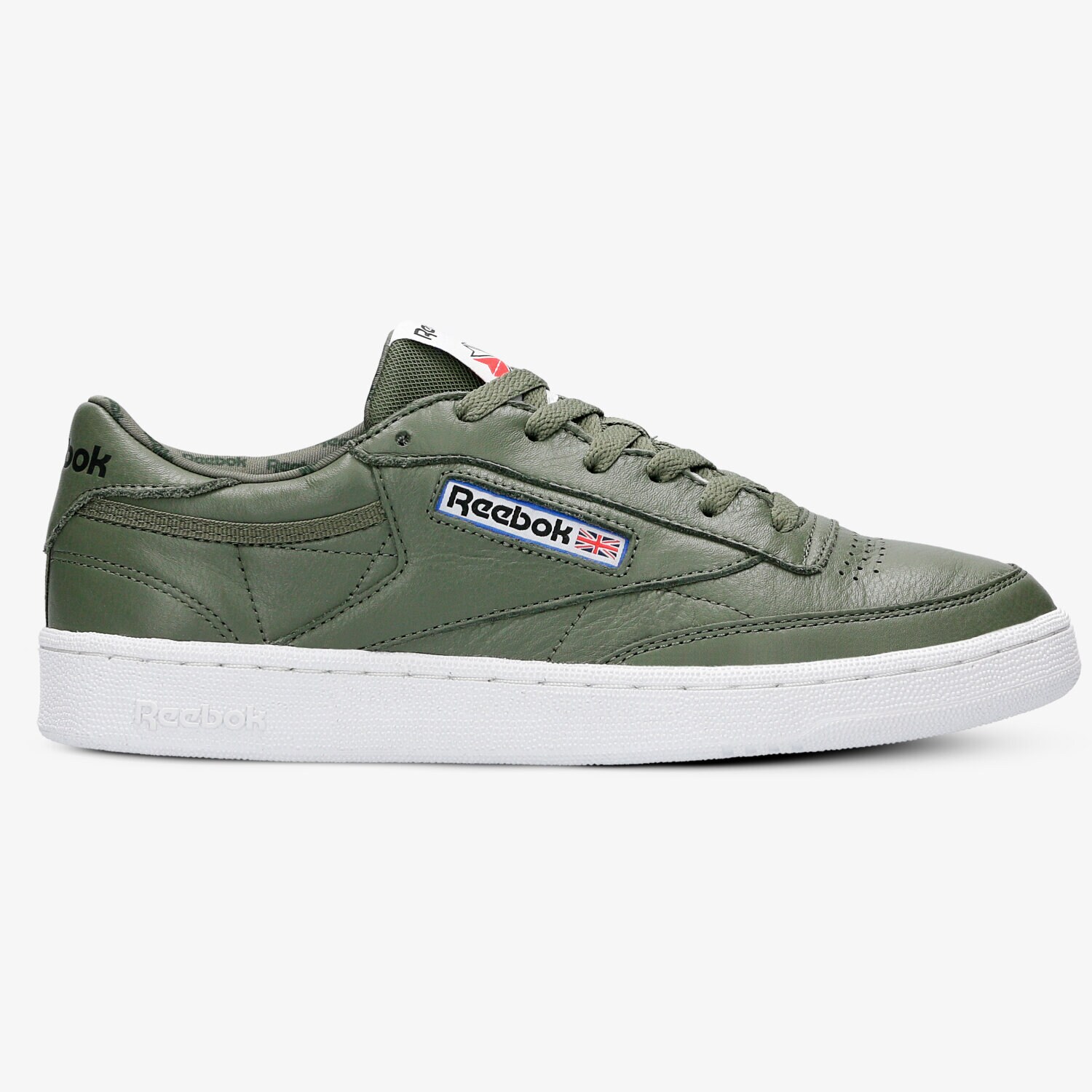 Buty sneakersy męskie REEBOK CLUB C 85 SO BS5211 ZIELONY