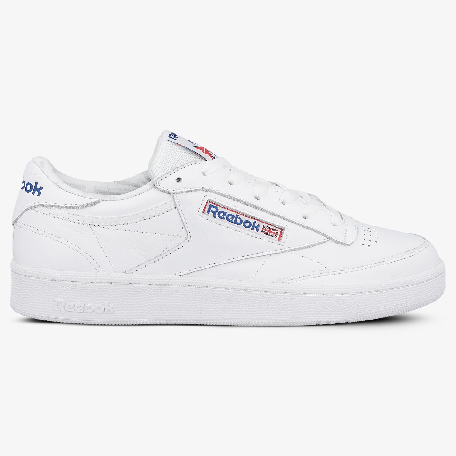 Buty sneakersy męskie REEBOK CLUB C 85 SO BS5214 BIAŁY