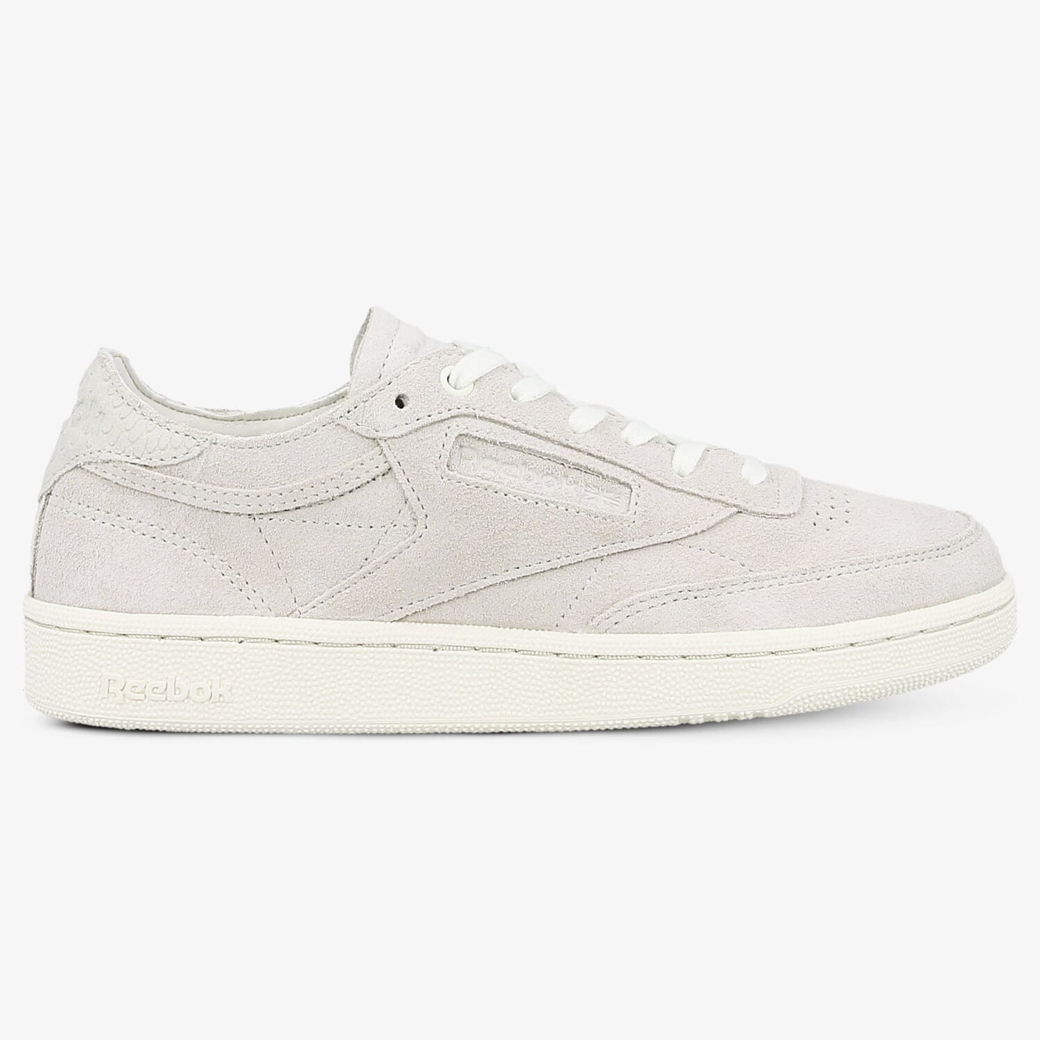 Buty sneakersy damskie REEBOK CLUB C 85 FBT DECON BS7827 BEŻOWY