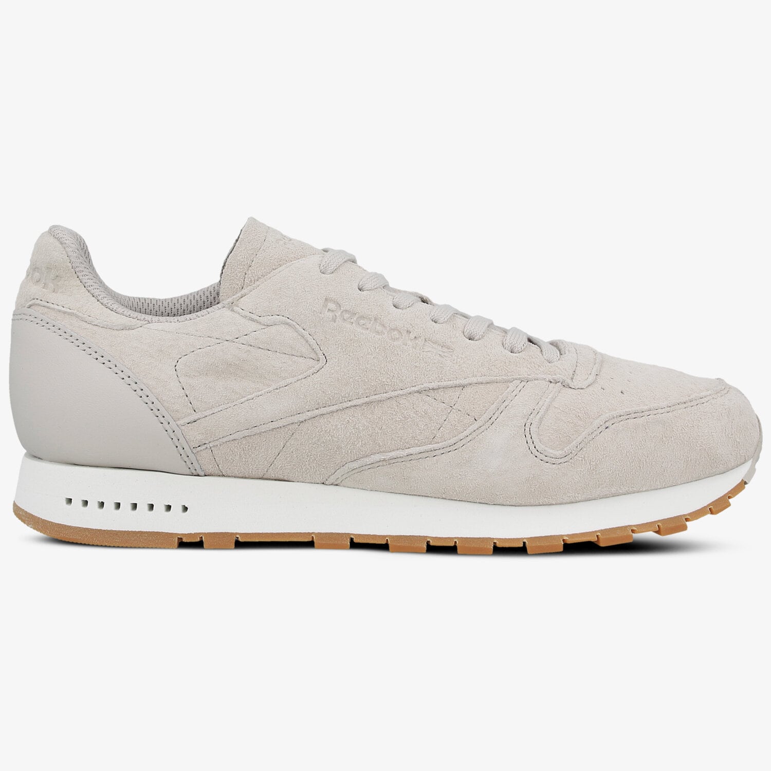 Buty sneakersy męskie REEBOK CL LEATHER SG BS7893 SZARY