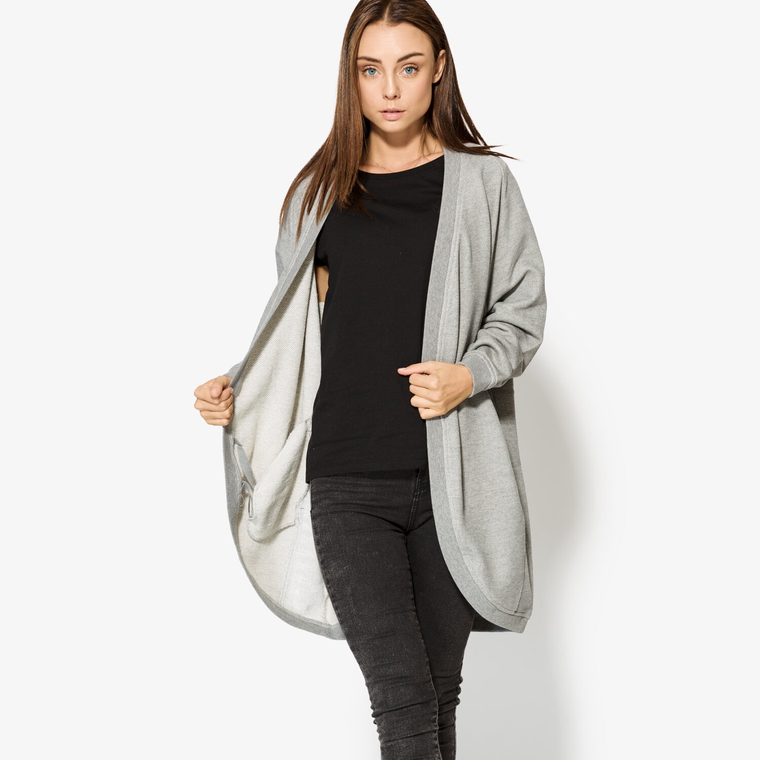 Bluza damska CONFRONT BLUZA DHALIA CFV37BLD03001 SZARY