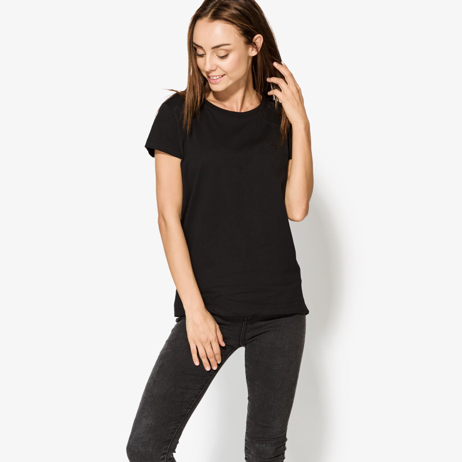 Koszulka, t-shirt damski CONFRONT T-SHIRT SS NEROLI CF37TSD21001 CZARNY