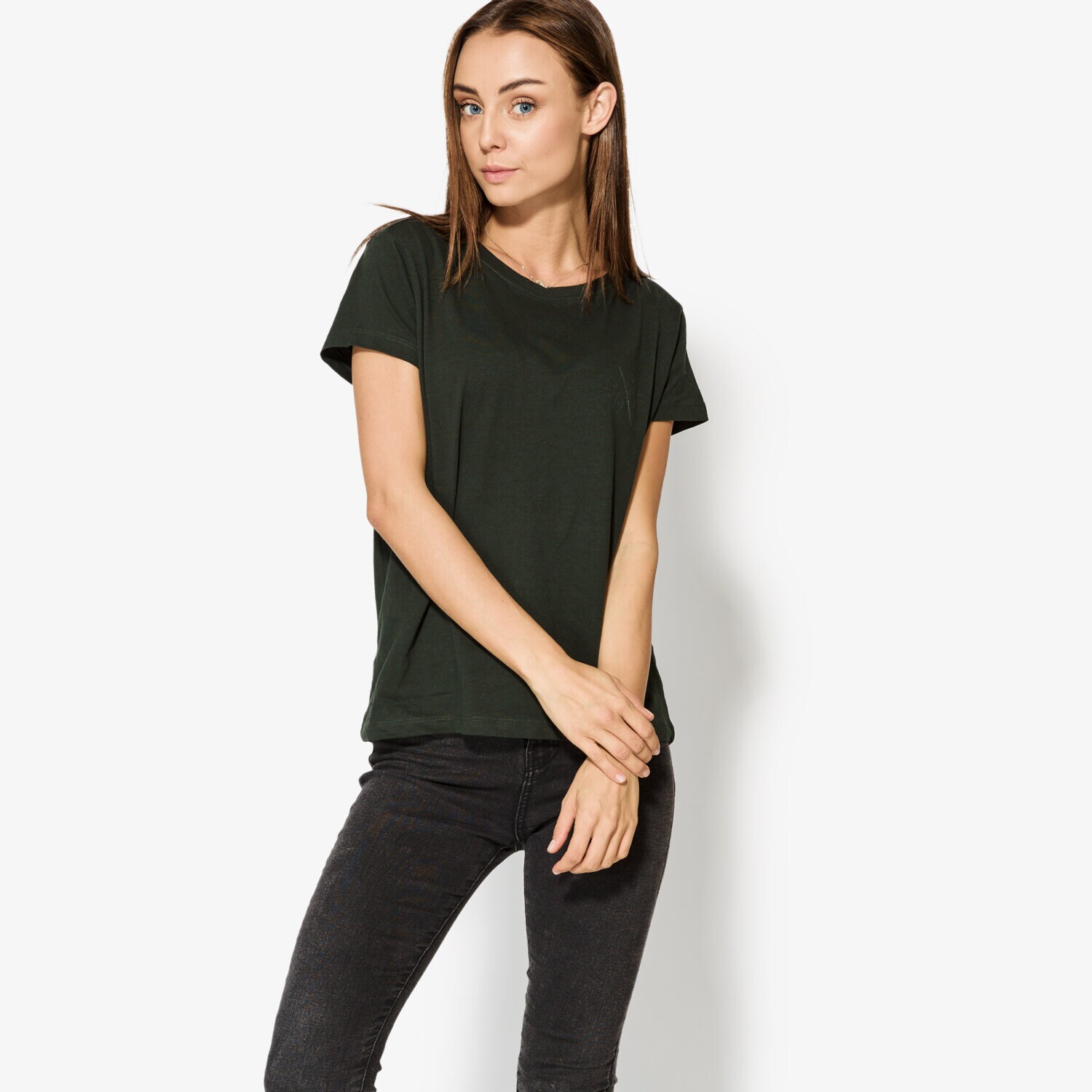Koszulka, t-shirt damski CONFRONT T-SHIRT SS TICTAC CF37TSD23001 ZIELONY