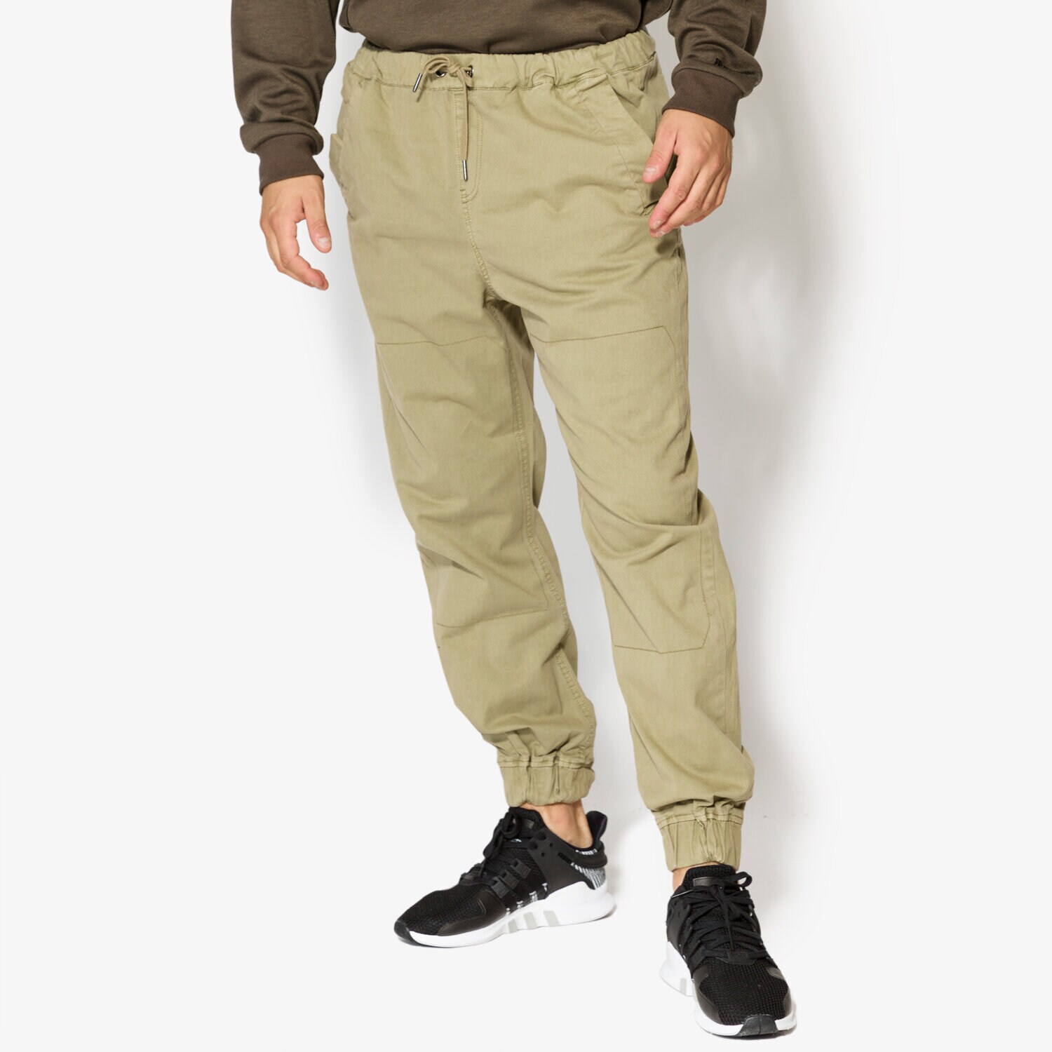 Spodnie sportowe męskie CONFRONT SPODNIE CLOVE CF37SPM15001 KHAKI