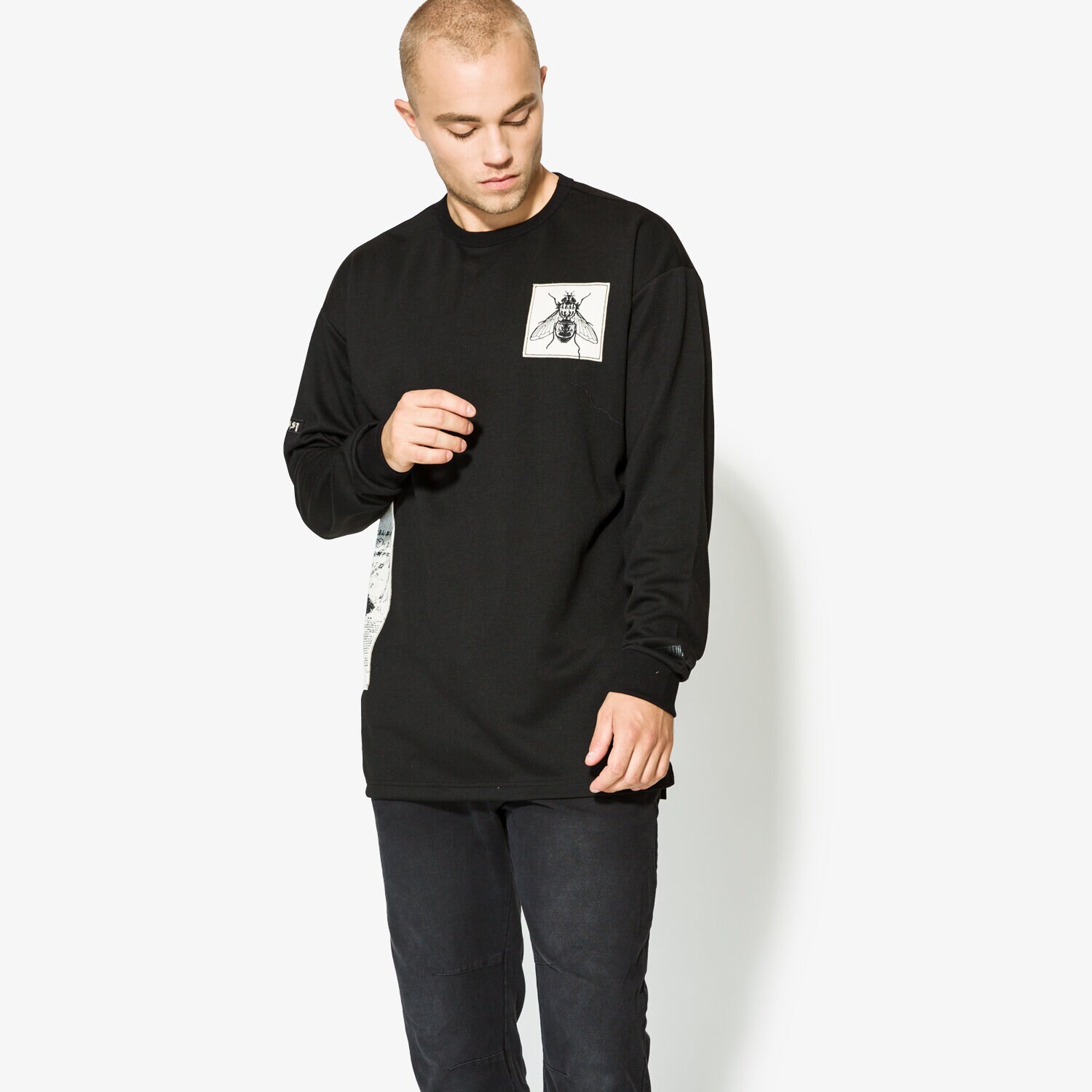 Bluza męska CONFRONT BLUZA JUNIPER CF37BLM03002 CZARNY