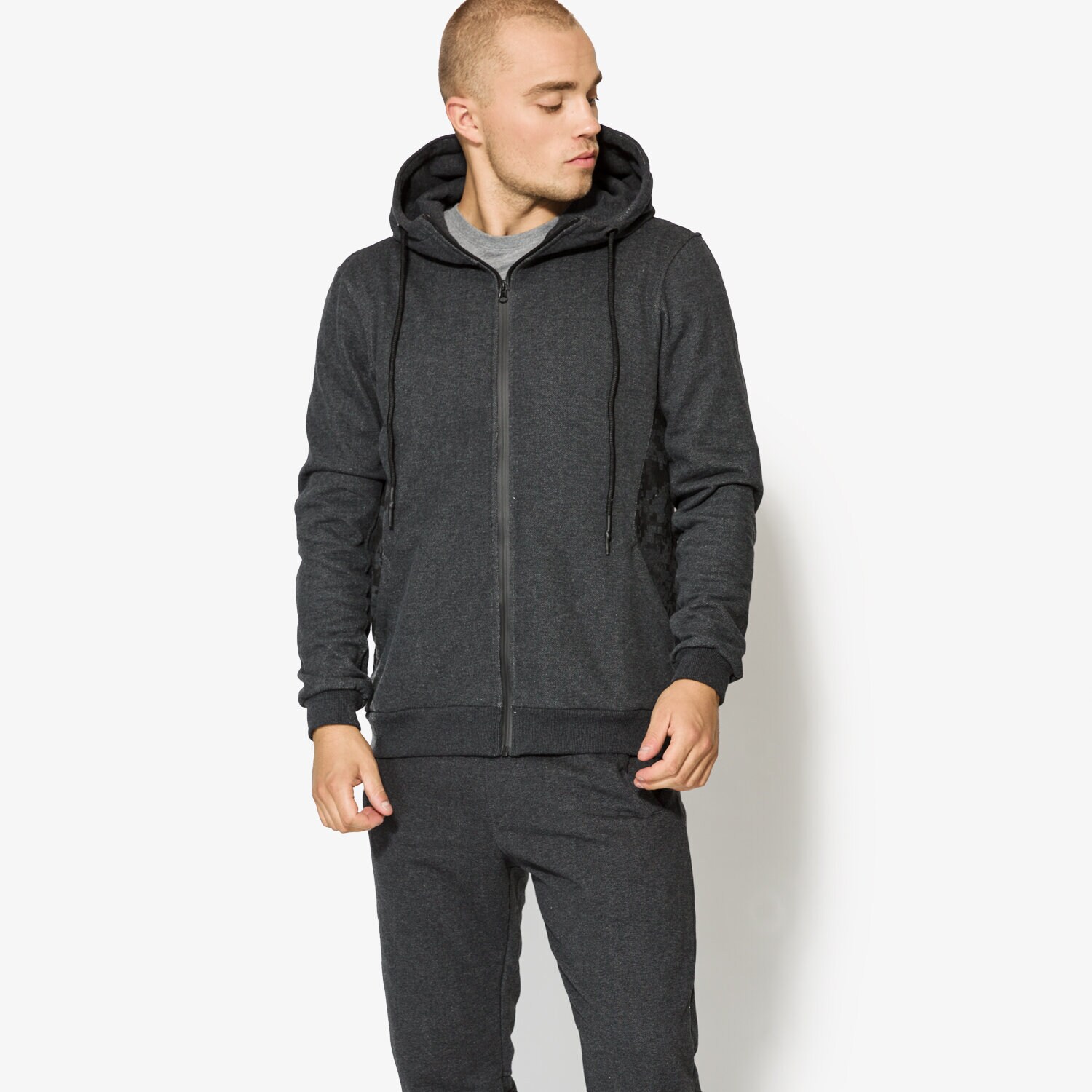 Bluza męska CONFRONT BLUZA TURMERIC CF37BLM24001 SZARY