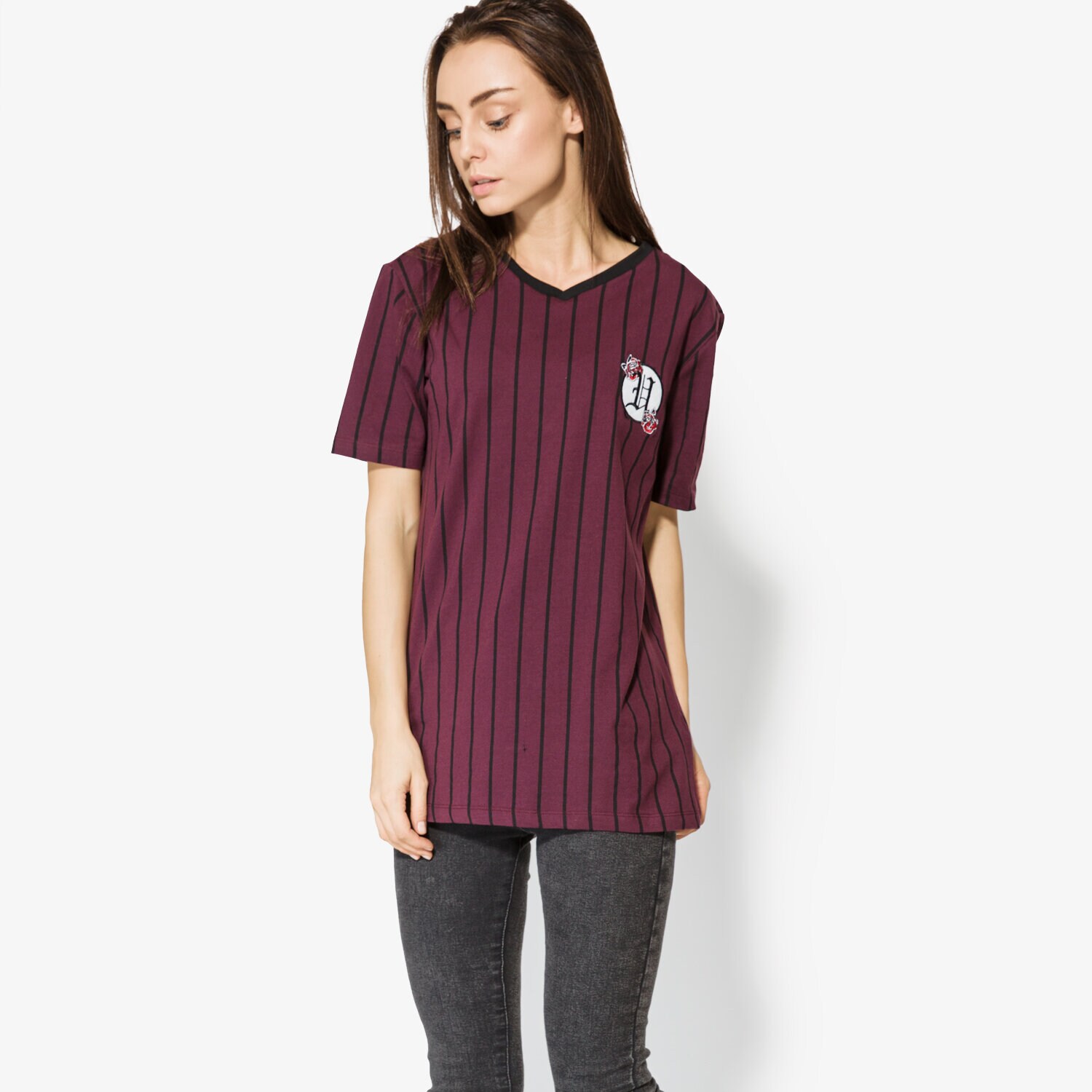 Koszulka, t-shirt damski CONFRONT T-SHIRT SS LIBBY CF37TSD10002 FIOLETOWY