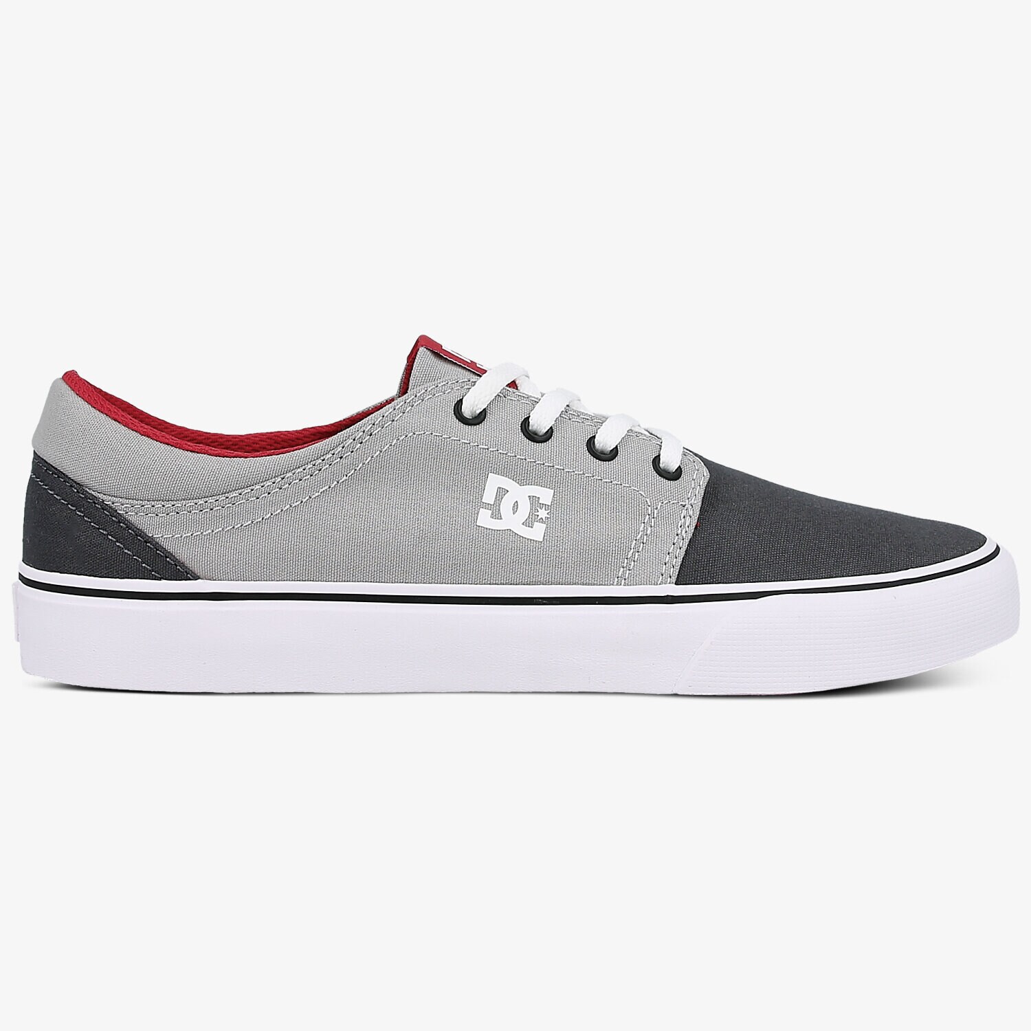 Buty sneakersy męskie DC TRASE TX ADYS300126XSSR SZARY