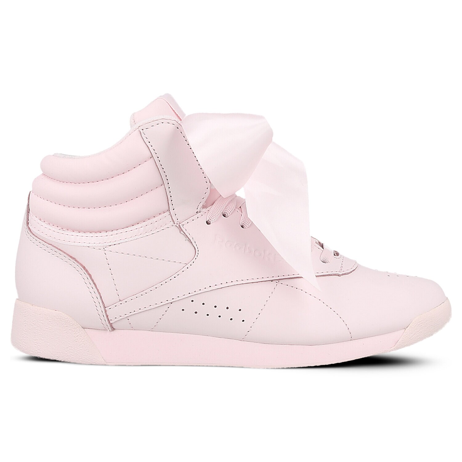 Buty zimowe damskie REEBOK F S HI SATIN BOW PORCELAIN PINK SKULL GREY CM8905 RÓŻOWY