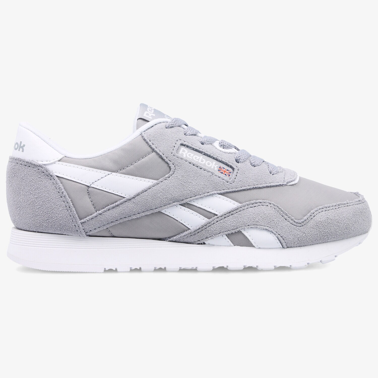 Buty sneakersy damskie REEBOK CL NYLON NEUTRALS BS9376 SZARY