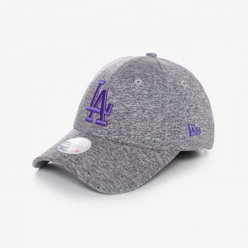 Czapka z daszkiem damska NEW ERA CZAPKA W TECH JERSEY LA DODGERS GRA/LVD 80489232 SZARY