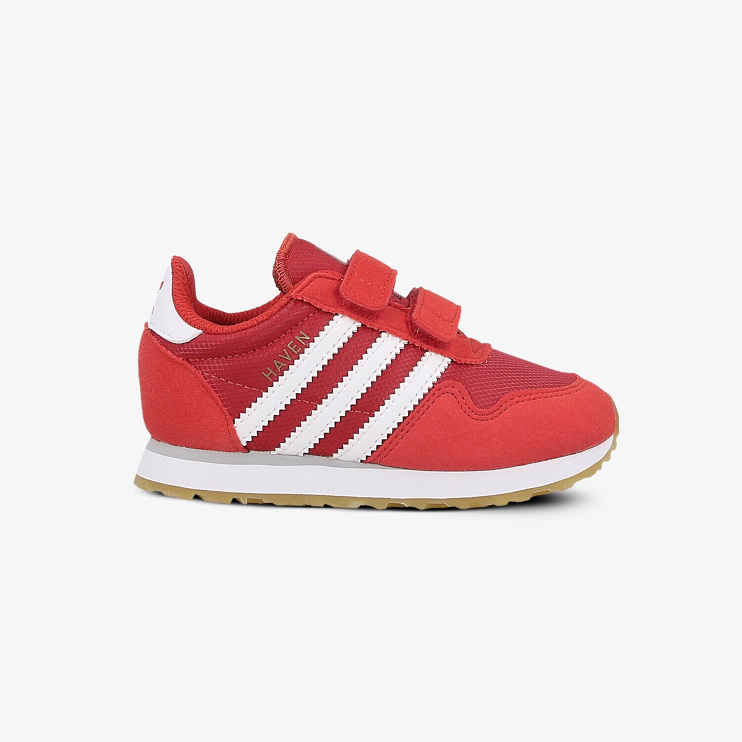 Buty sneakersy dla dzieci ADIDAS HAVEN CF I BY9489 CZERWONY
