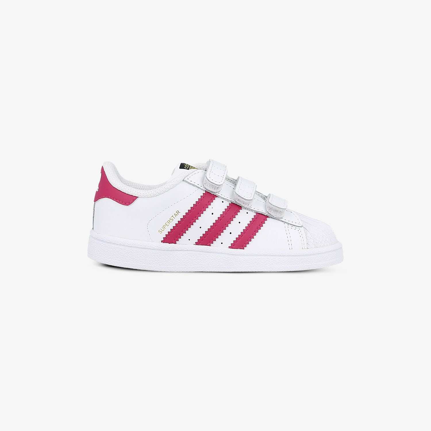 Buty sneakersy dla dzieci ADIDAS SUPERSTAR CF I  BZ0420 BIAŁY