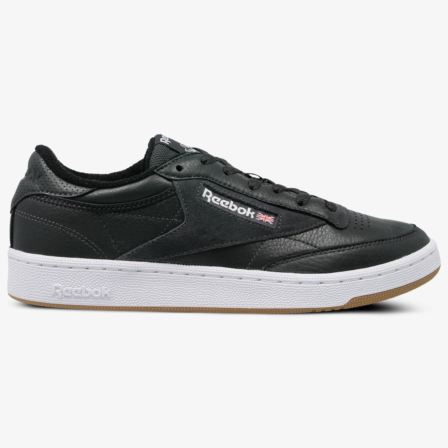 Buty sneakersy męskie REEBOK CLUB C 85 ESTL CM8795 CZARNY