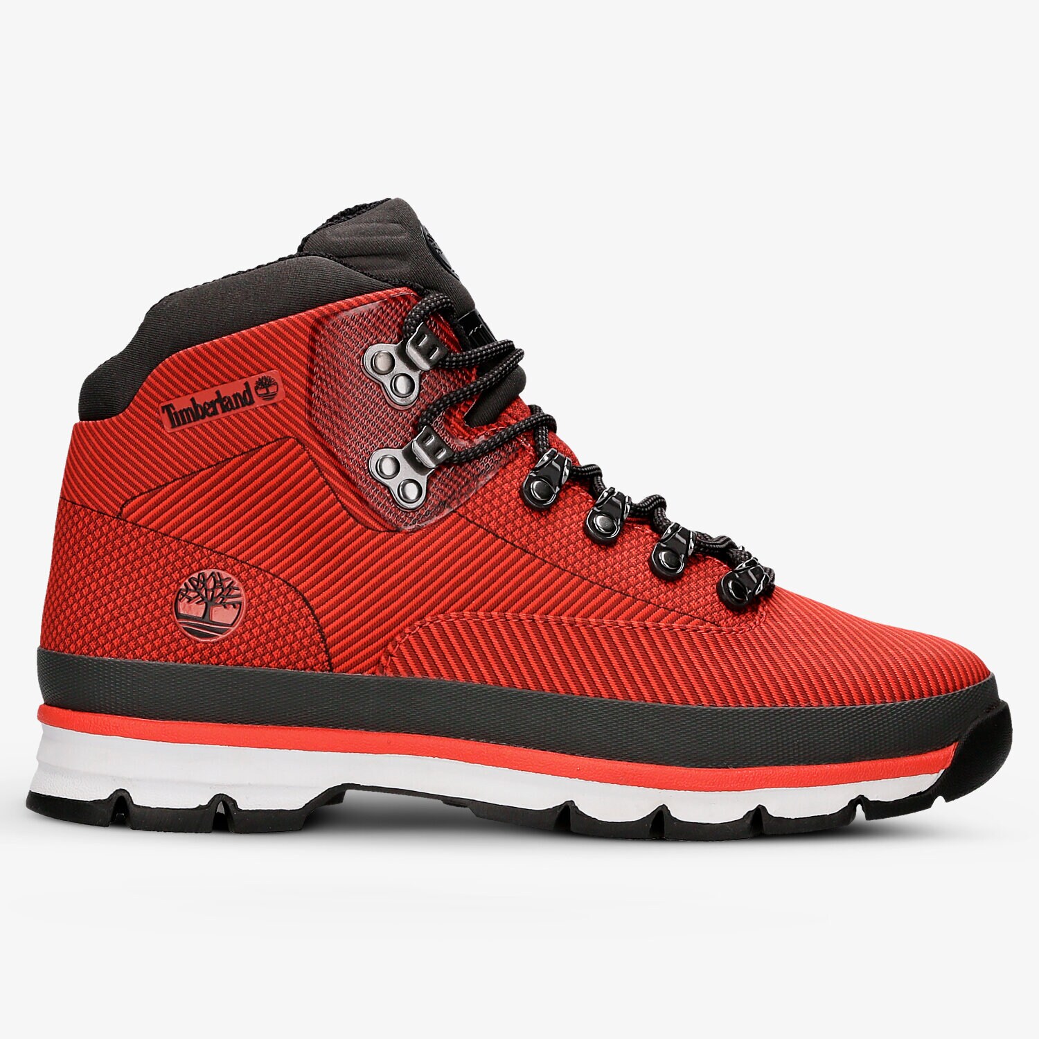Buty zimowe sportowe męskie TIMBERLAND EURO HIKER JACQUARD JACQUARD A1LO2 CZERWONY