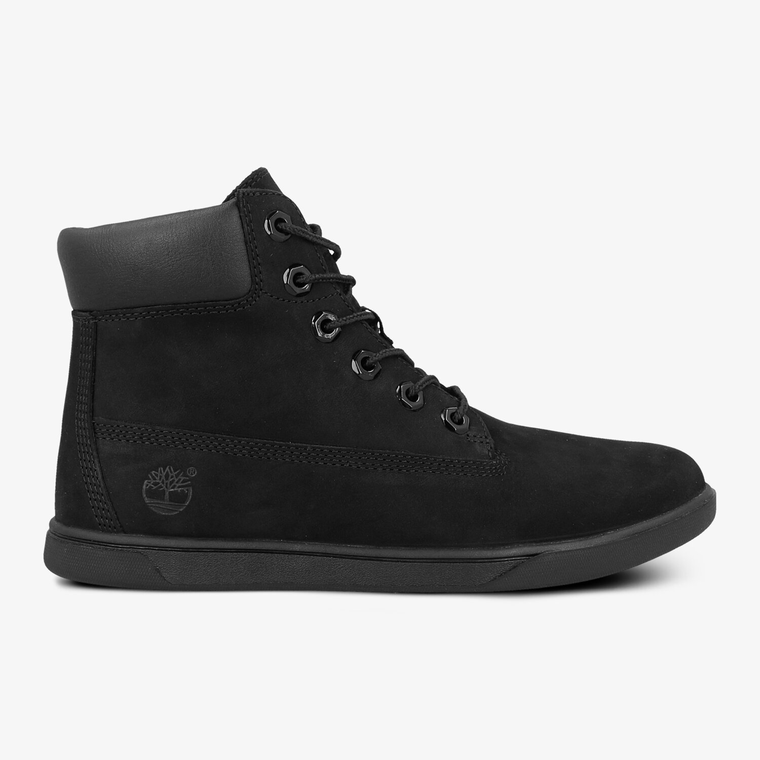 Buty zimowe, trekkingowe, outdoor dla dzieci TIMBERLAND GROVETON 6IN LACE WITH SI A13TM CZARNY