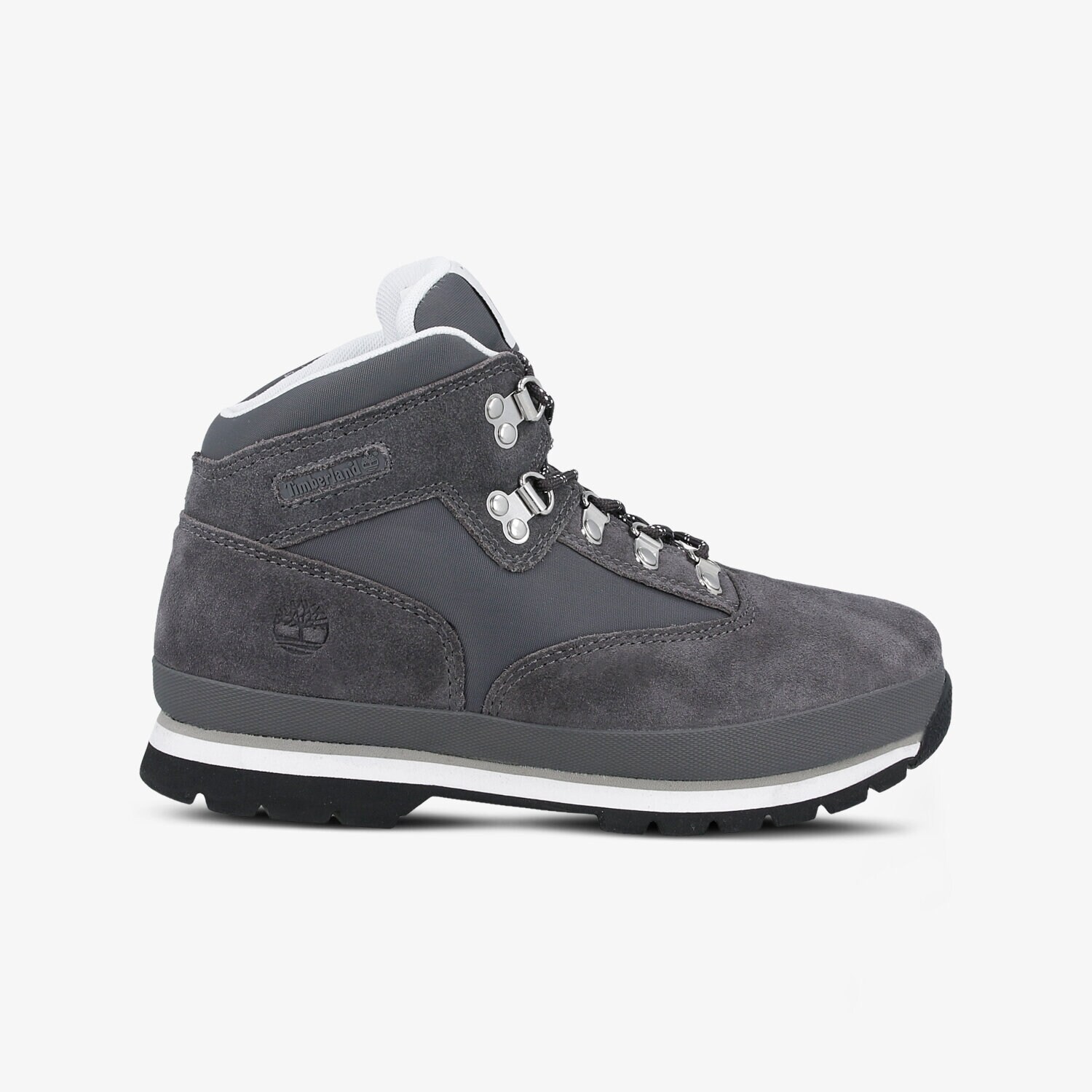 Buty zimowe, trekkingowe, outdoor dla dzieci TIMBERLAND EURO HIKER LTHR FABRIC A1LVP SZARY
