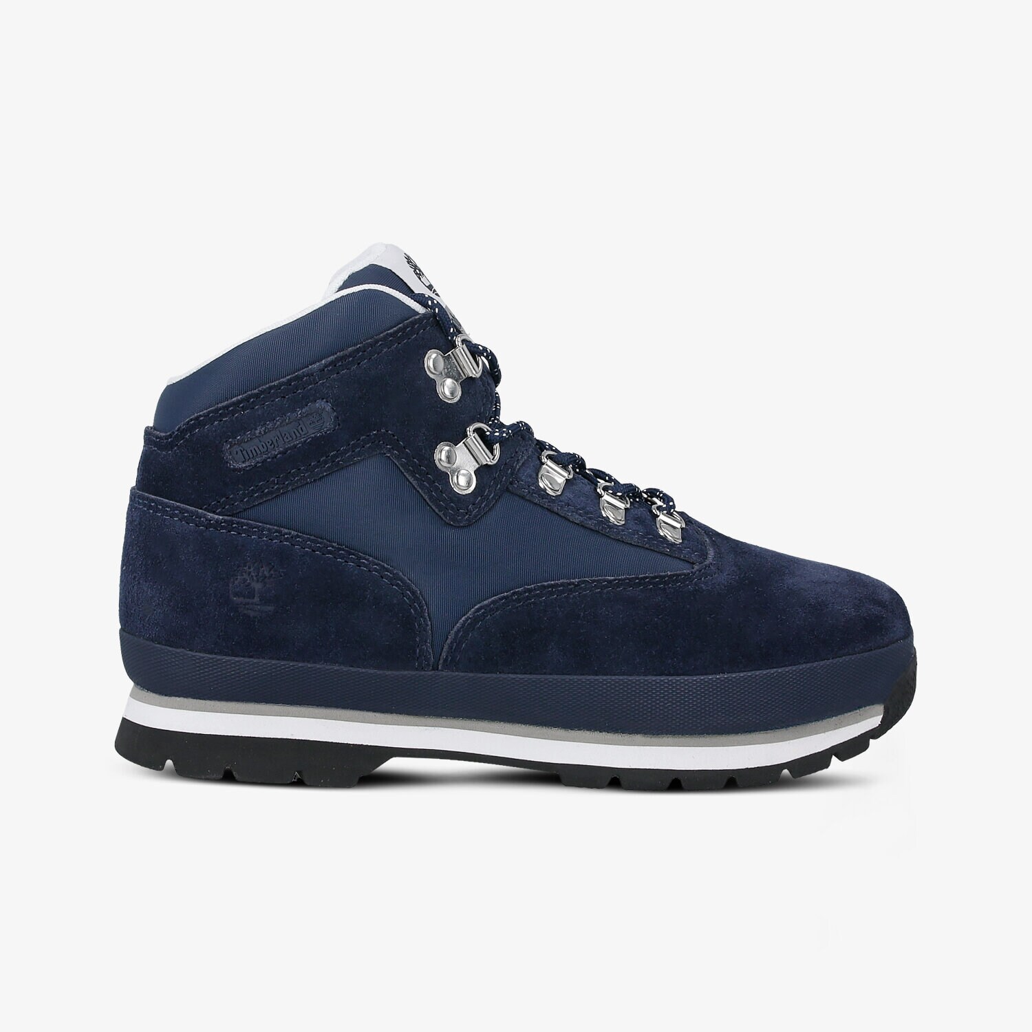 Buty zimowe, trekkingowe, outdoor dla dzieci TIMBERLAND EURO HIKER LTHR FABRIC A1LUN GRANATOWY