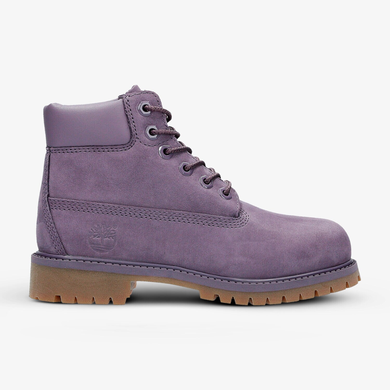 Buty zimowe, trekkingowe, outdoor dla dzieci TIMBERLAND PREMIUM 6 INCH WP BOOT A1OCR FIOLETOWY