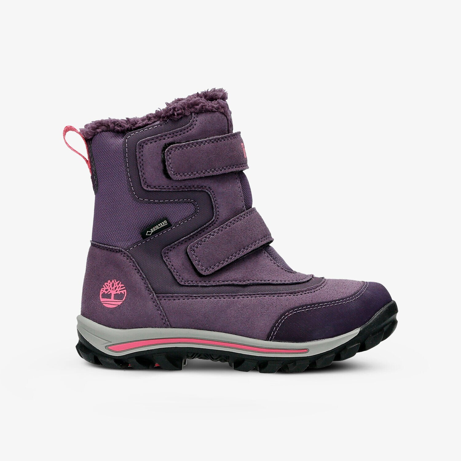 Buty zimowe, trekkingowe, outdoor dla dzieci TIMBERLAND CHILLBERG 2-STRAP GTX A1HWO FIOLETOWY