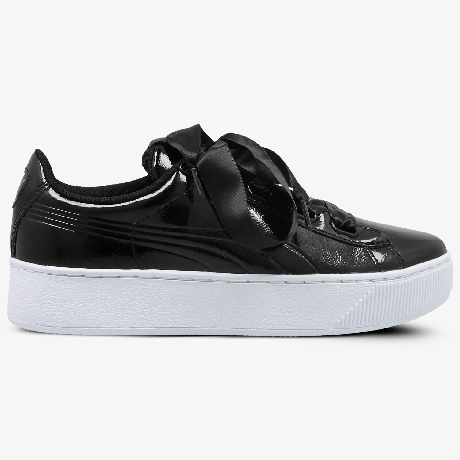 Buty sneakersy damskie PUMA VIKKY PLATFORM RIBBON P 36641901 CZARNY