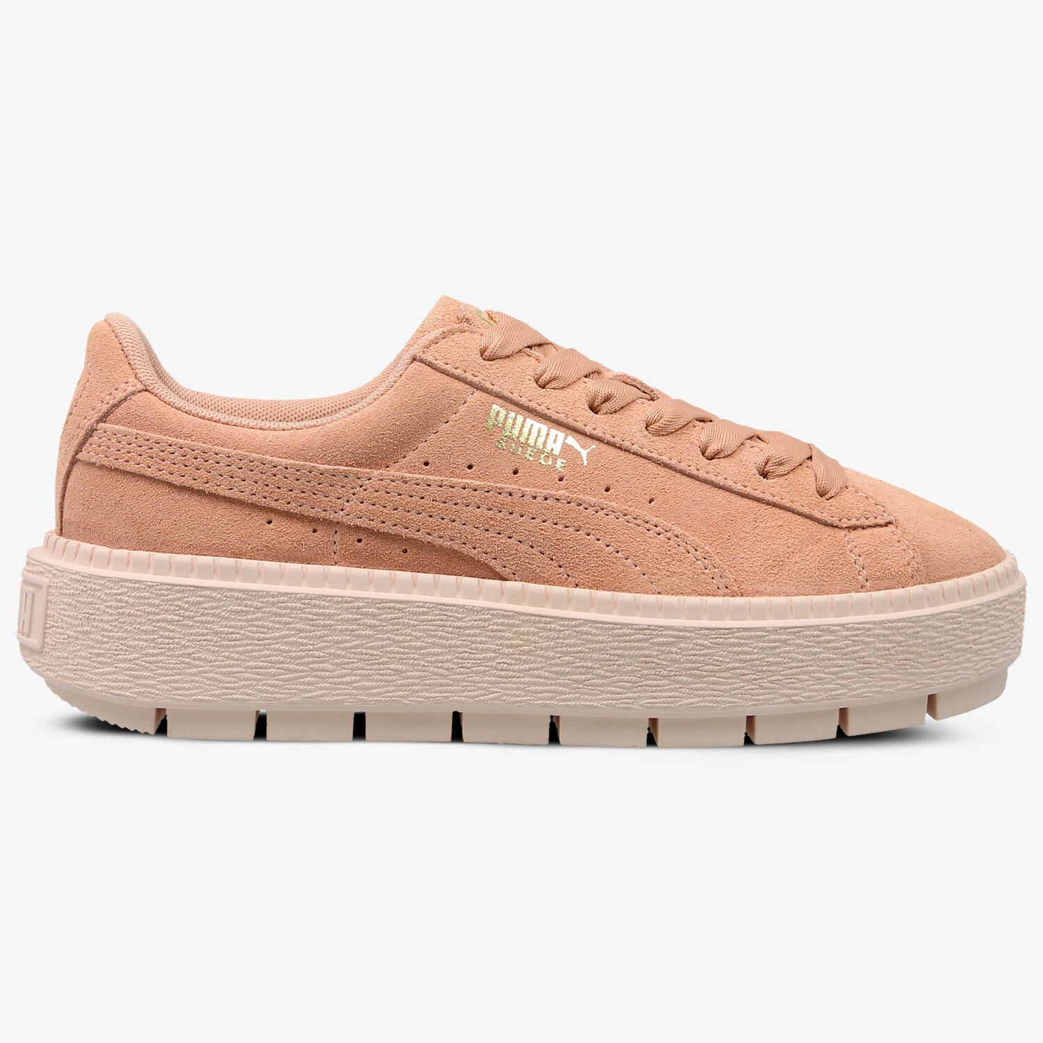 Buty sneakersy damskie PUMA SUEDE PLATFORM RUGGED WN'S 36583005 RÓŻOWY