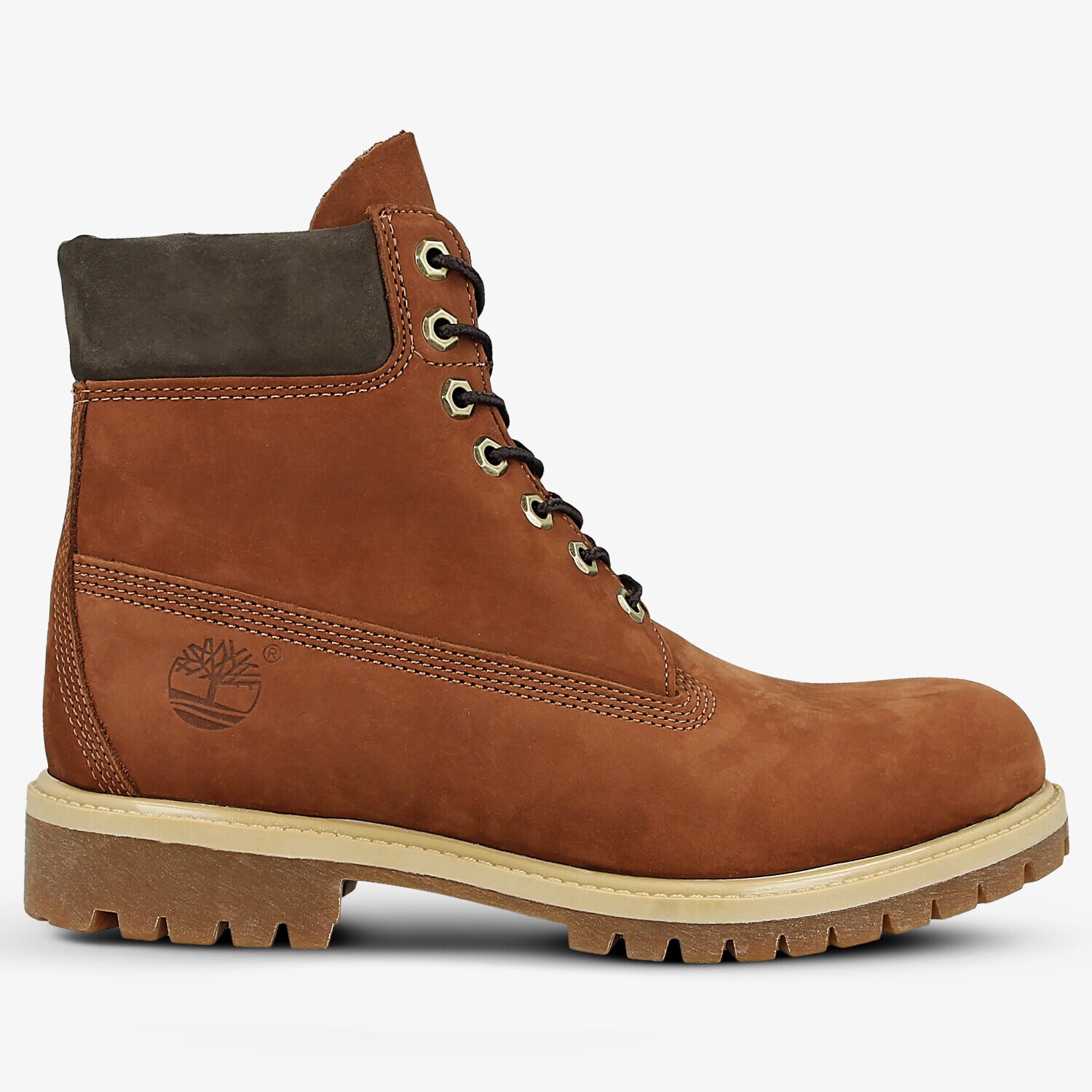 Buty zimowe sportowe męskie TIMBERLAND PREMIUM 6 INCH BOOT A1LXU BRĄZOWY