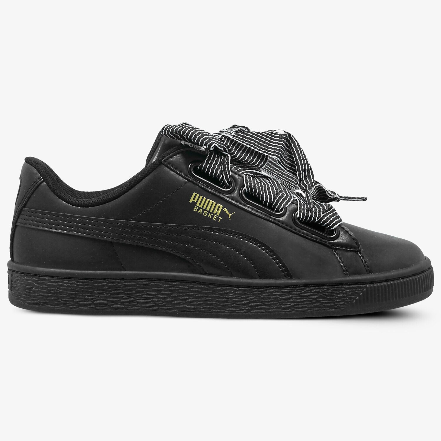Buty sneakersy damskie PUMA BASKET HEART WN'S 36519801 CZARNY