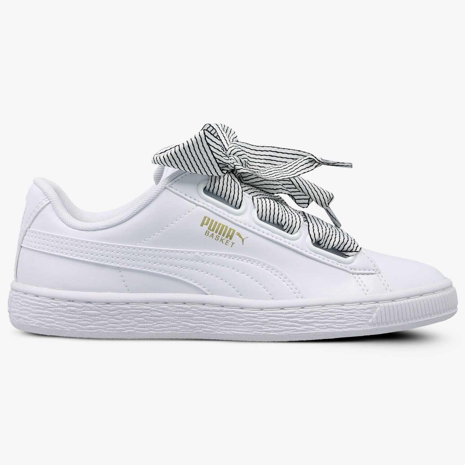 Buty sneakersy damskie PUMA BASKET HEART WN'S 36519803 BIAŁY