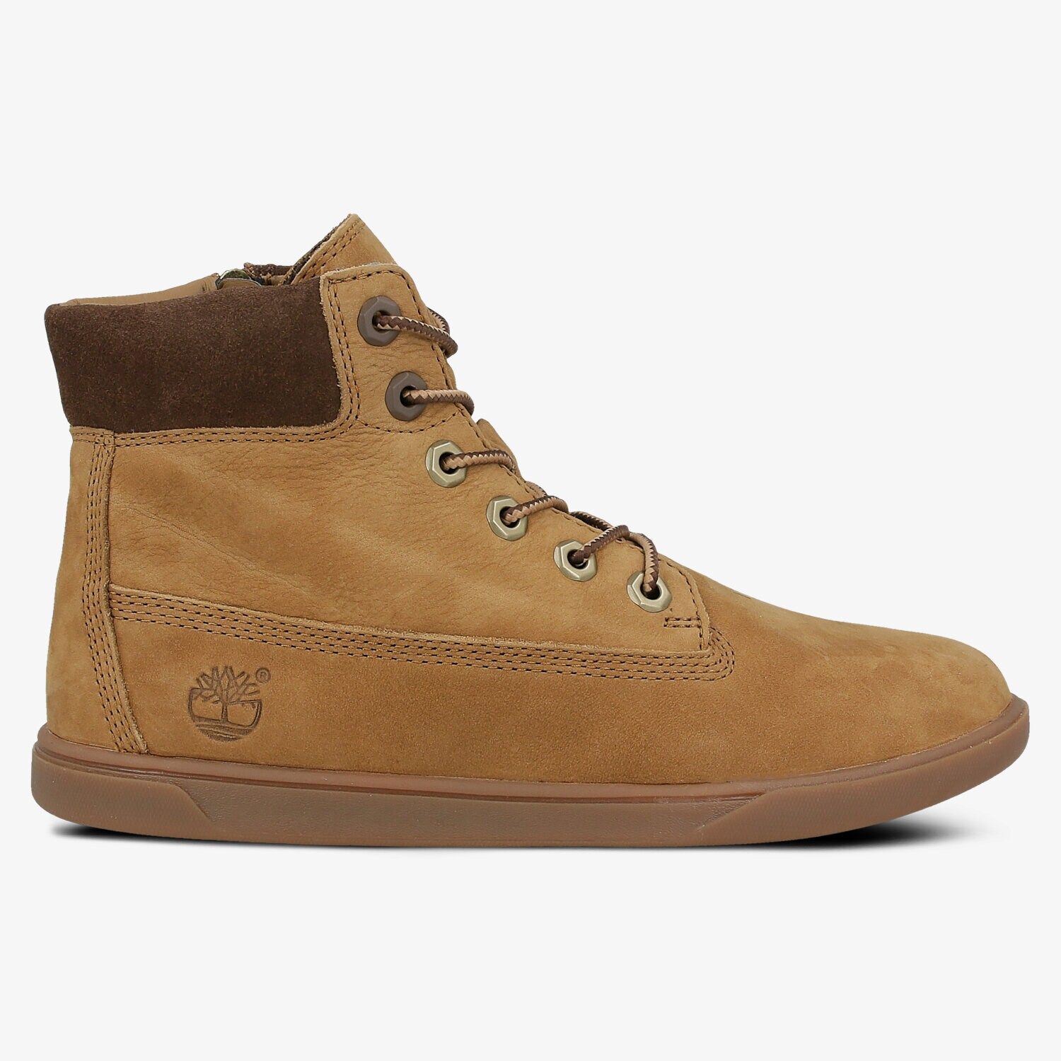 Buty zimowe, trekkingowe, outdoor dla dzieci TIMBERLAND GROVETON 6IN LACE A1JCU BRĄZOWY