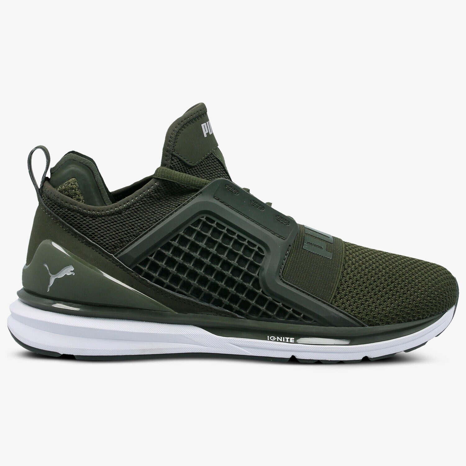 Buty sneakersy męskie PUMA IGNITE LIMITLESS WEAVE 19050301 ZIELONY