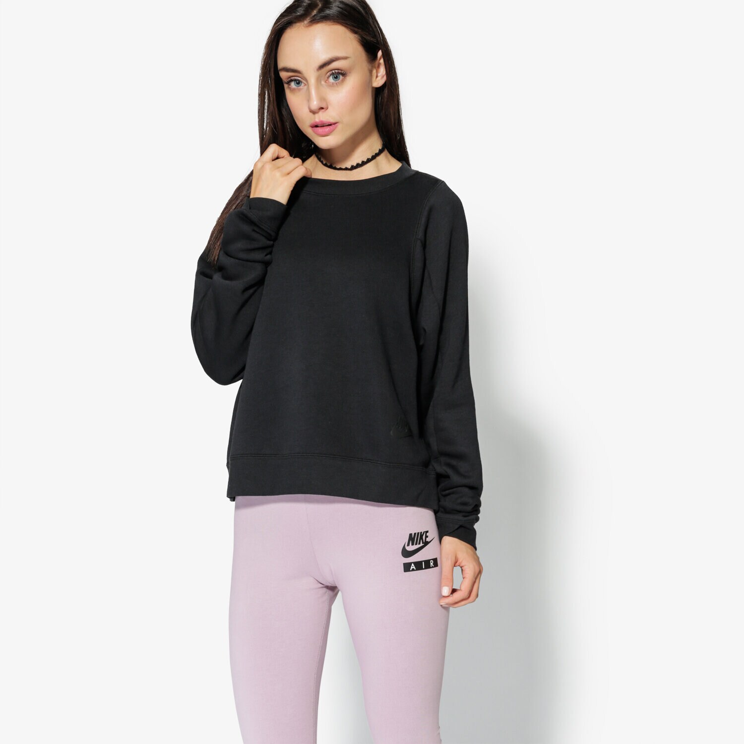 Bluza damska NIKE BLUZA W NSW MODERN CREW SSNL 883807-010 CZARNY
