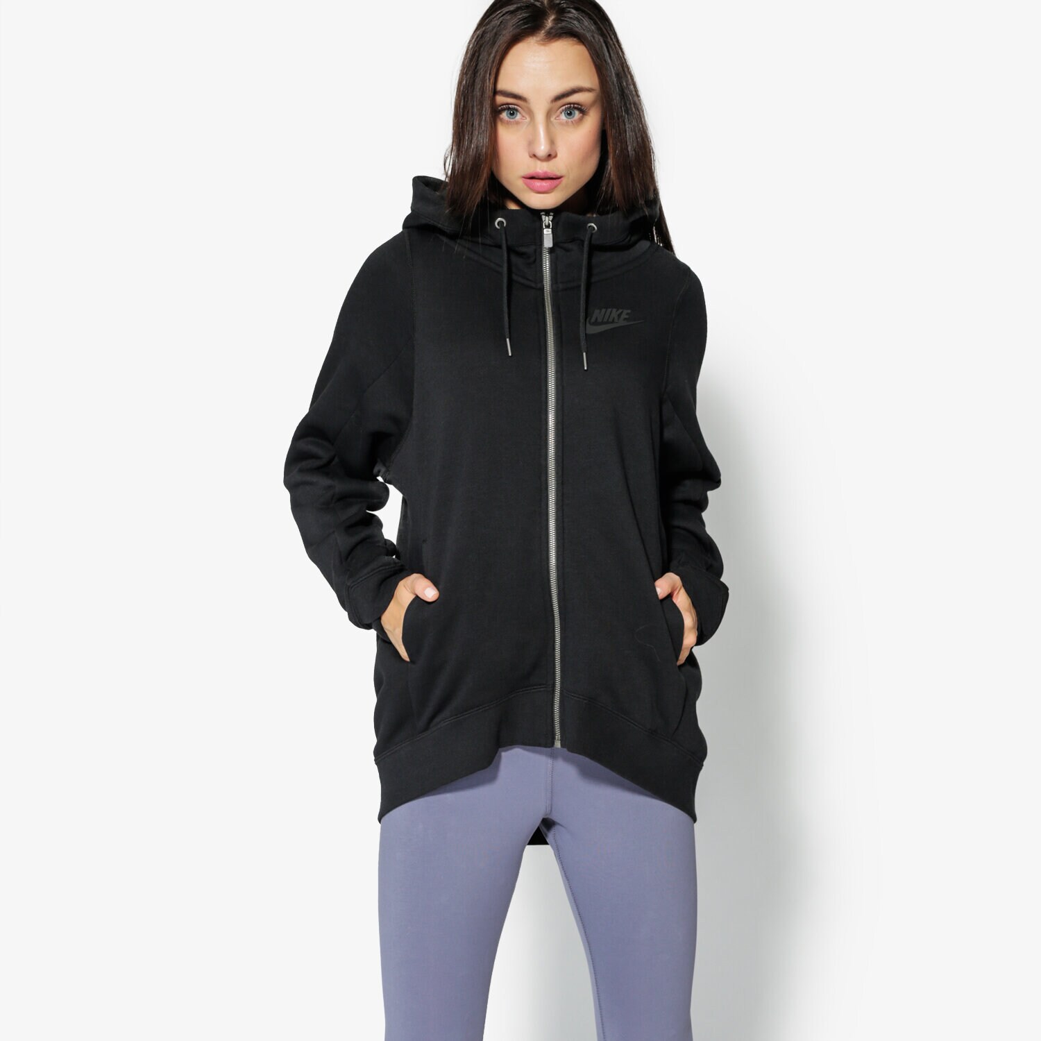 Bluza damska NIKE BLUZA W NSW MODERN CAPE 885595-010 CZARNY